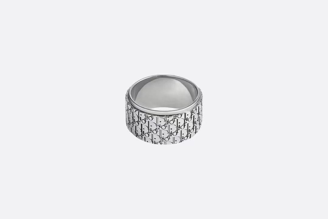 Dior DIOR RING CHAIN LINK CD MONOGRAM OBLIQUE R0893HOMST D990 Grailed