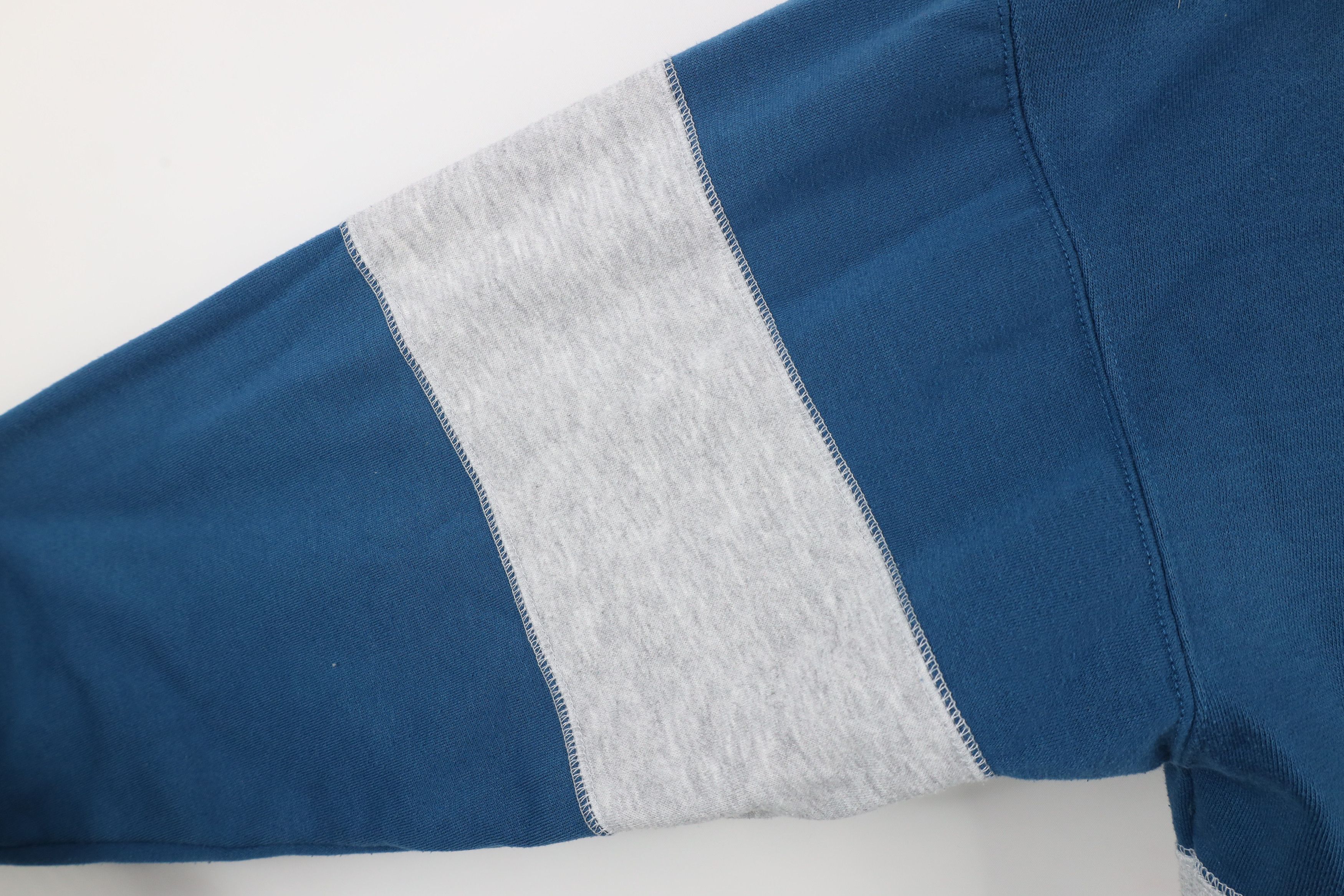Vintage Vintage 90s Streetwear Striped Golf Mock Neck Sweatshirt Size US L / EU 52-54 / 3 - 5 Thumbnail