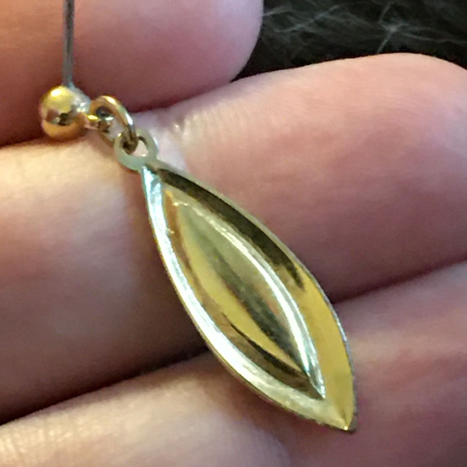 Vintage Vintage elegant gold & black enamel drop earrings Size ONE SIZE - 4 Thumbnail