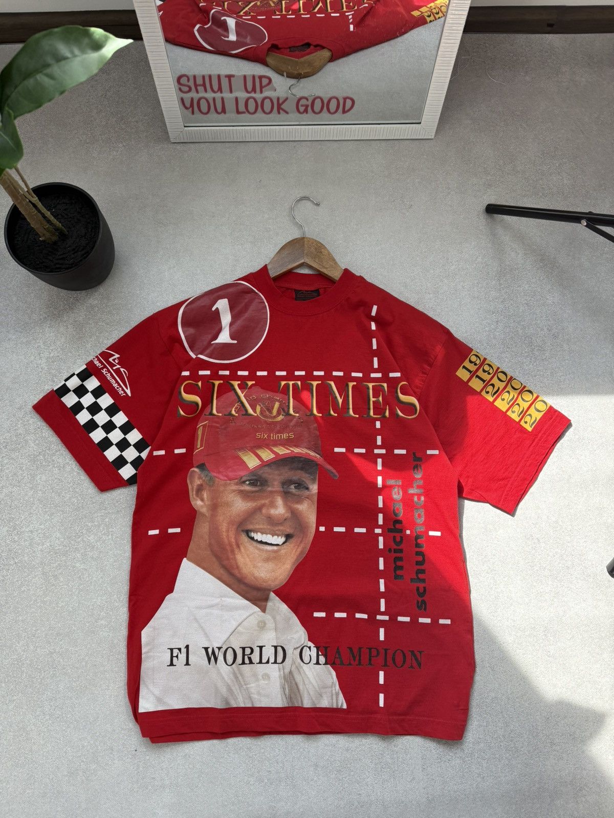 Ferrari Vintage Michael Schumacher Ferrari World Champion F1 T-Shirt Size US M / EU 48-50 / 2 - 2 Thumbnail