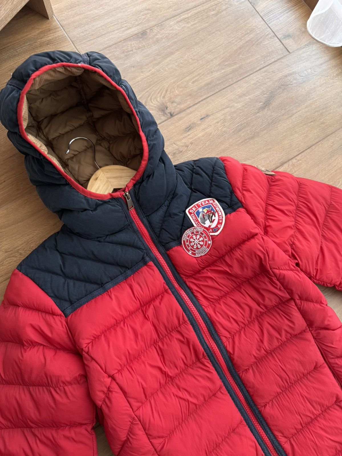 Napapijri × Vintage Napapijiri Articage Mountain W' Outdoor MicroPuffer Jacket Size S / US 4 / IT 40 - 4 Thumbnail