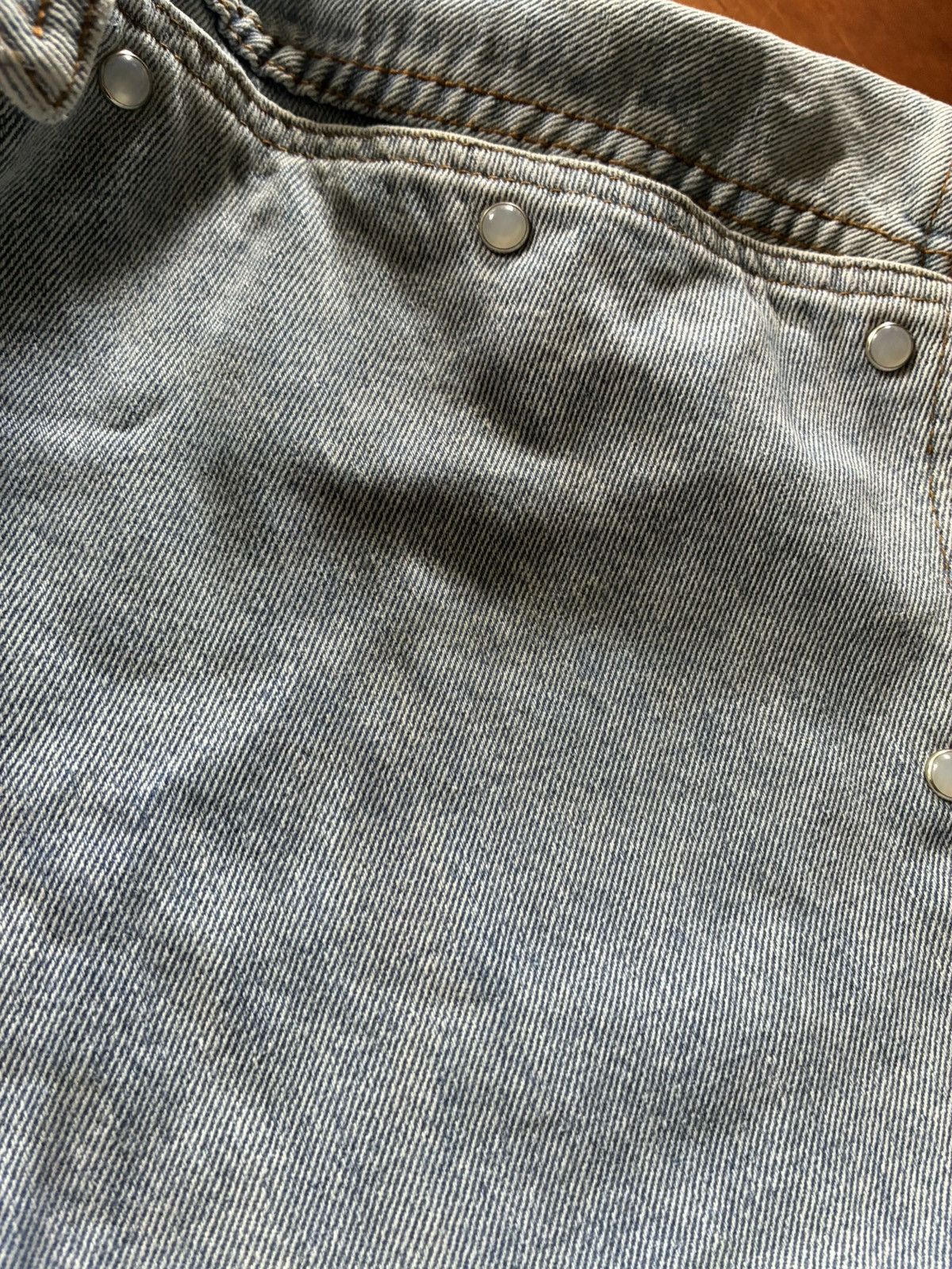 Y/Project Y Project denim snap shirt Size US XL / EU 56 / 4 - 11 Thumbnail