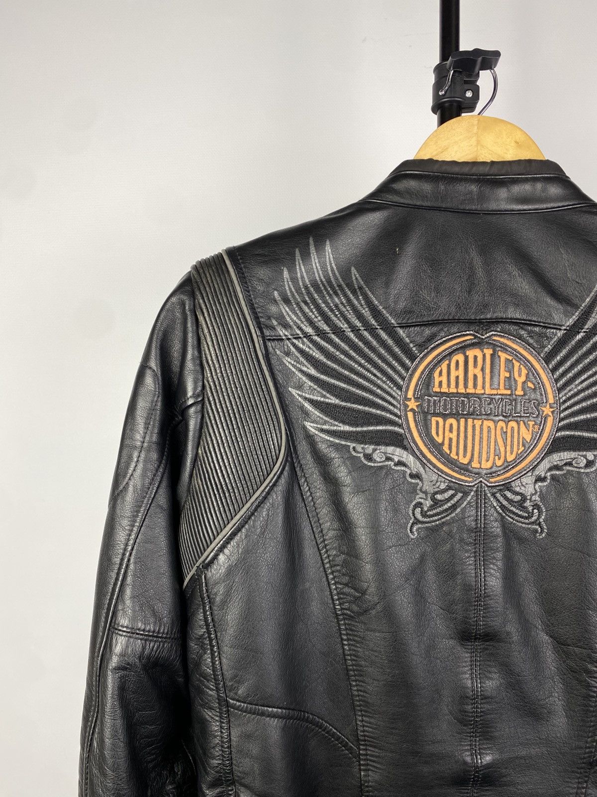Harley Davidson Vintage 00s Harley Davidson Genuine Leather Jacket MOTO Size M / US 6-8 / IT 42-44 - 16 Thumbnail