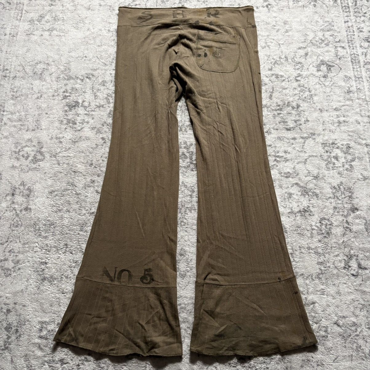 Share Spirit Homme Share Spirit Homme Ribbed Cotton Military Flared Sweatpants Size US 36 / EU 52 - 7 Thumbnail