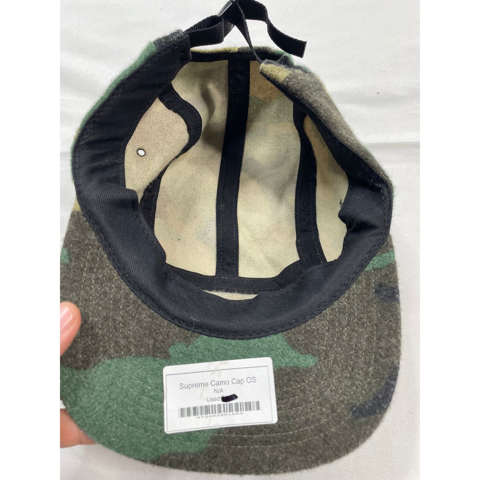 Supreme Supreme Camo Cap OS Size ONE SIZE - 4 Thumbnail
