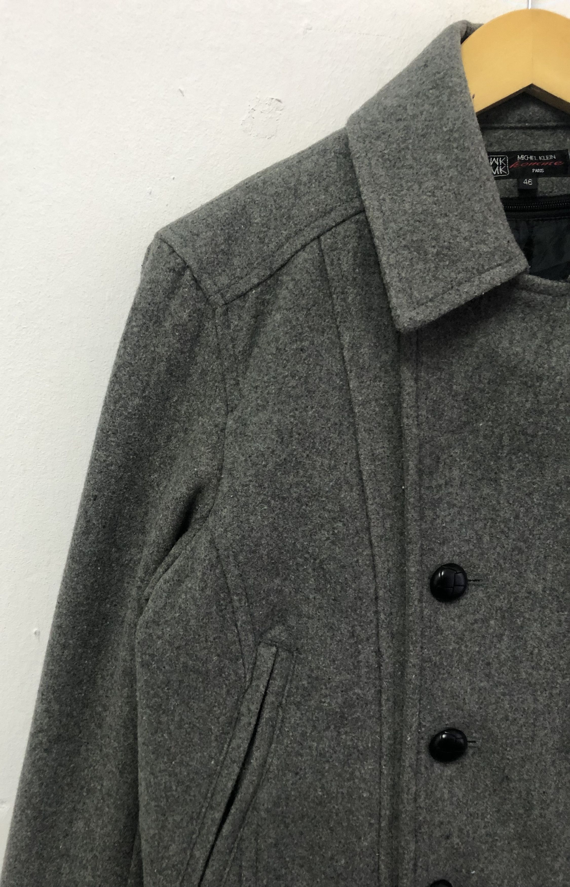 Michel Klein Vintage Michel Klein Wool Double Breast Pea Coat Jacket Size US S / EU 44-46 / 1 - 5 Thumbnail