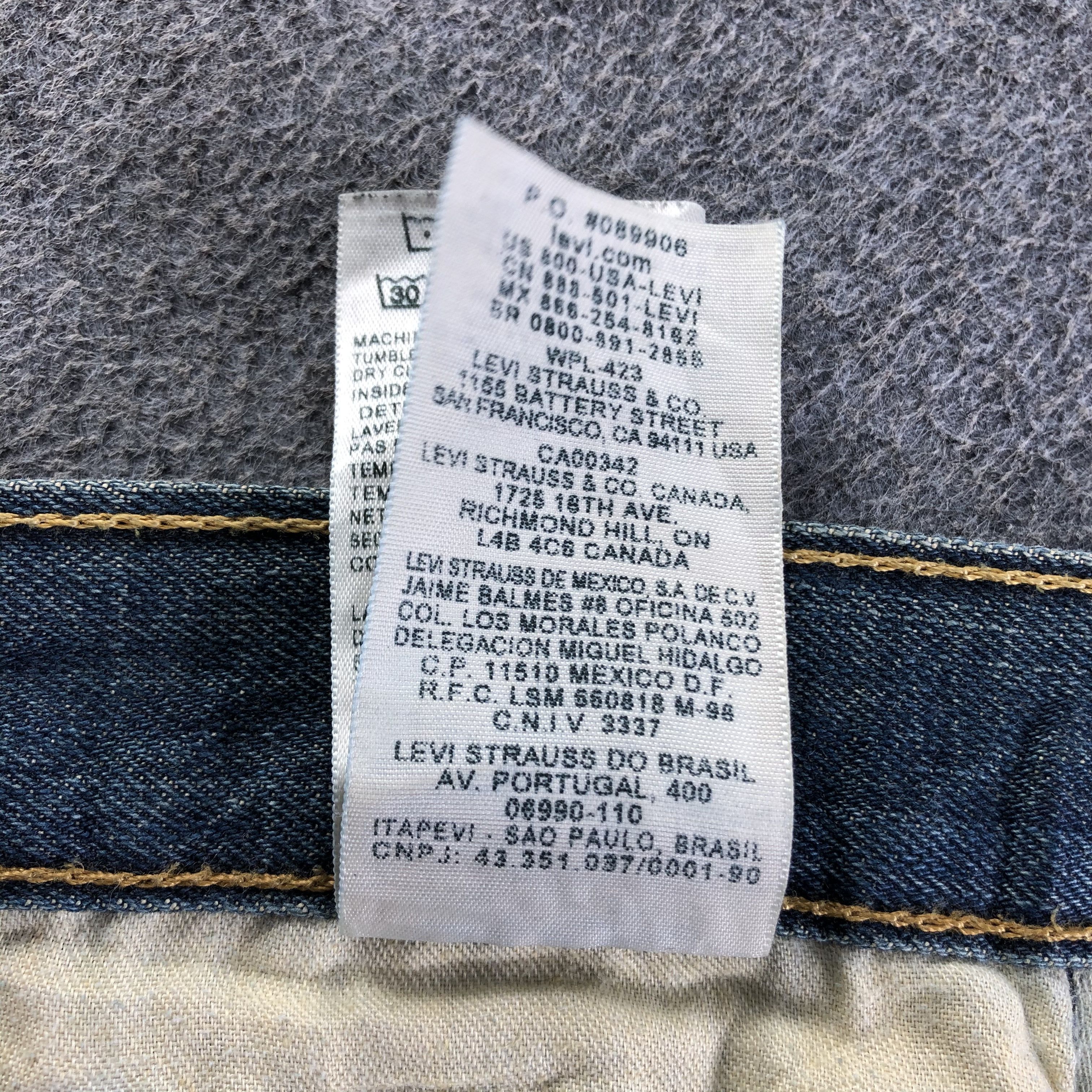Levi's Vintage Blue Wash Levis 514 Jeans-J3701 Size US 36 / EU 52 - 12 Thumbnail