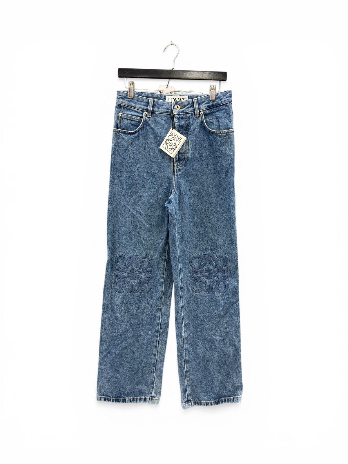 Loewe Loewe Blue Denim Logo Jeans Size US 28 / EU 44 - 1 Thumbnail
