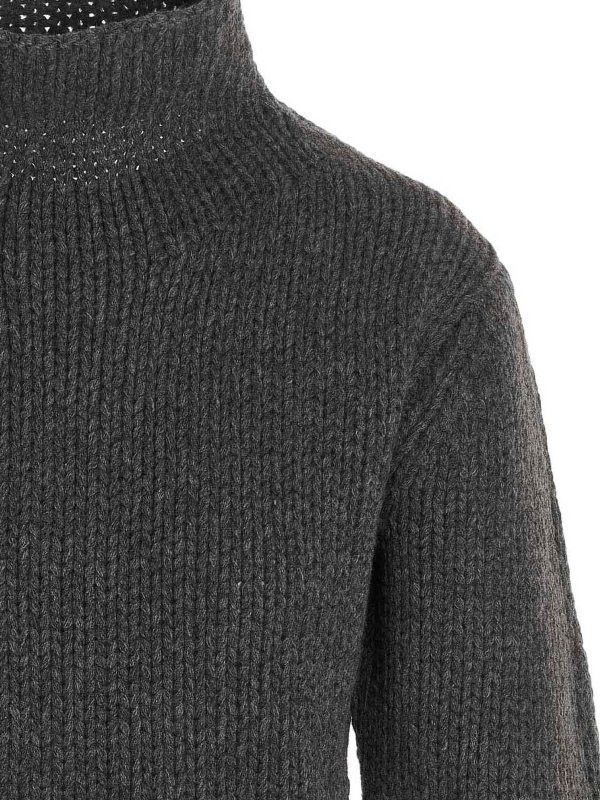 Jil Sander o1y1025 Turtleneck Sweater in Gray Size S / US 4 / IT 40 - 3 Thumbnail