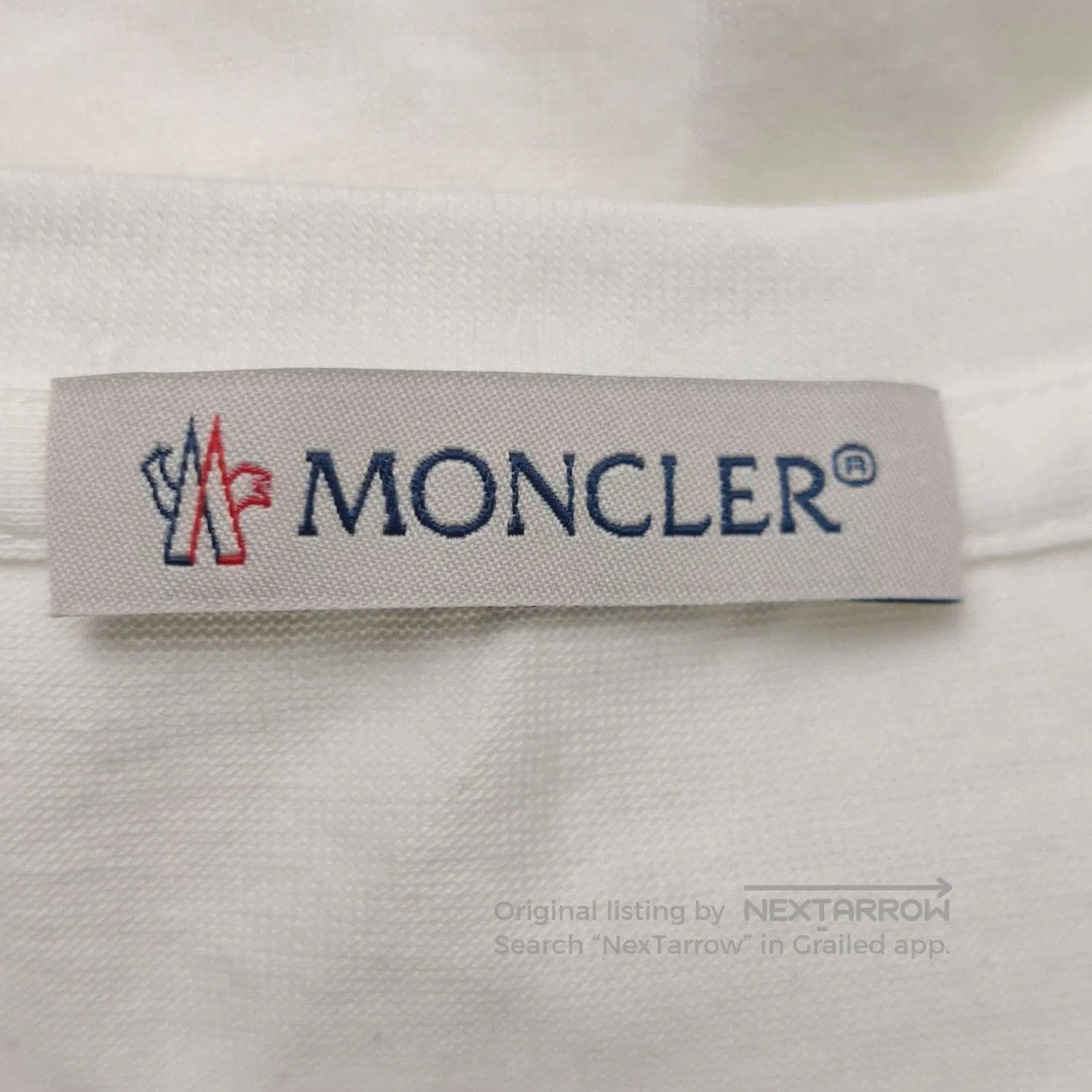 Moncler Moncler M Cotton Solid Crew Neck T. Size US M / EU 48-50 / 2 - 2 Thumbnail