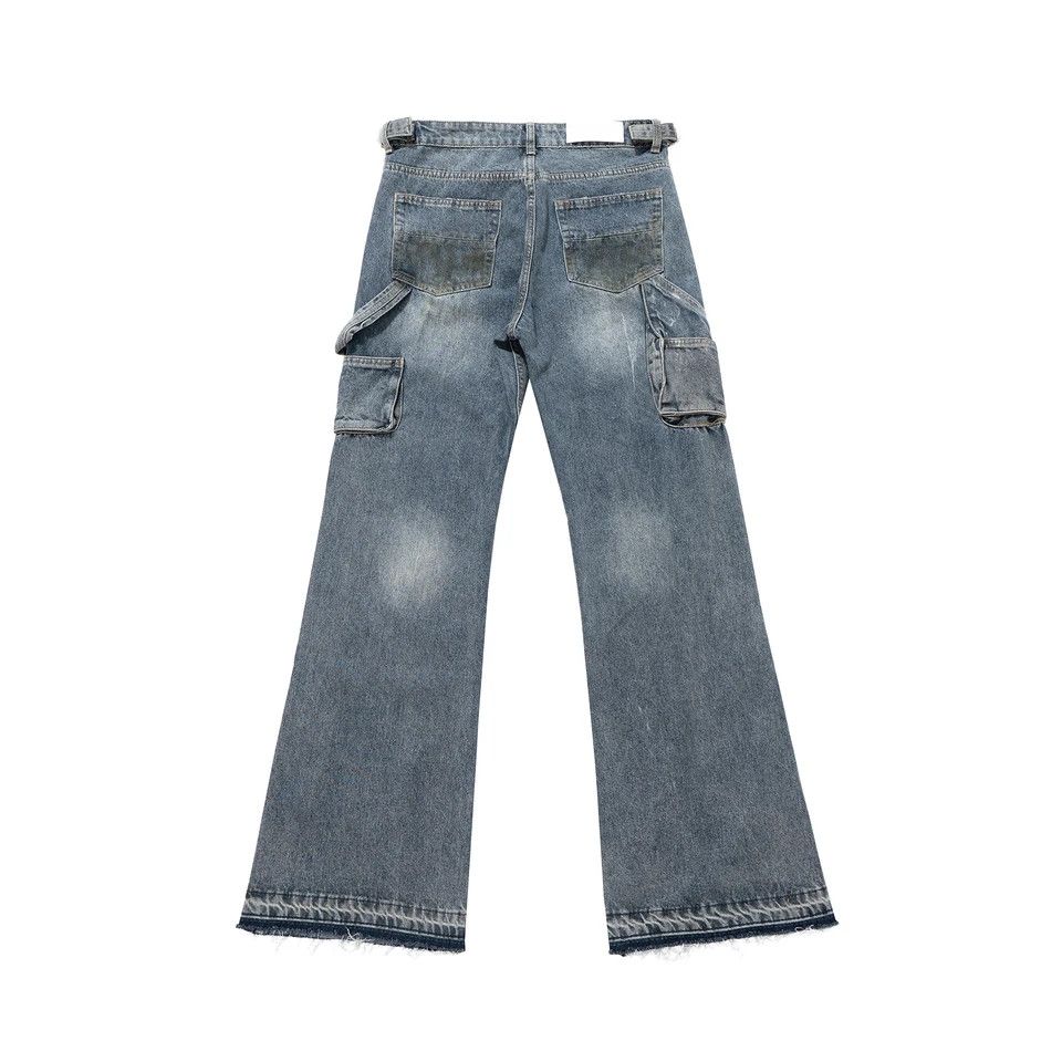 Vintage Dirty Double Knee Cargo jeans Size US 31 - 4 Thumbnail
