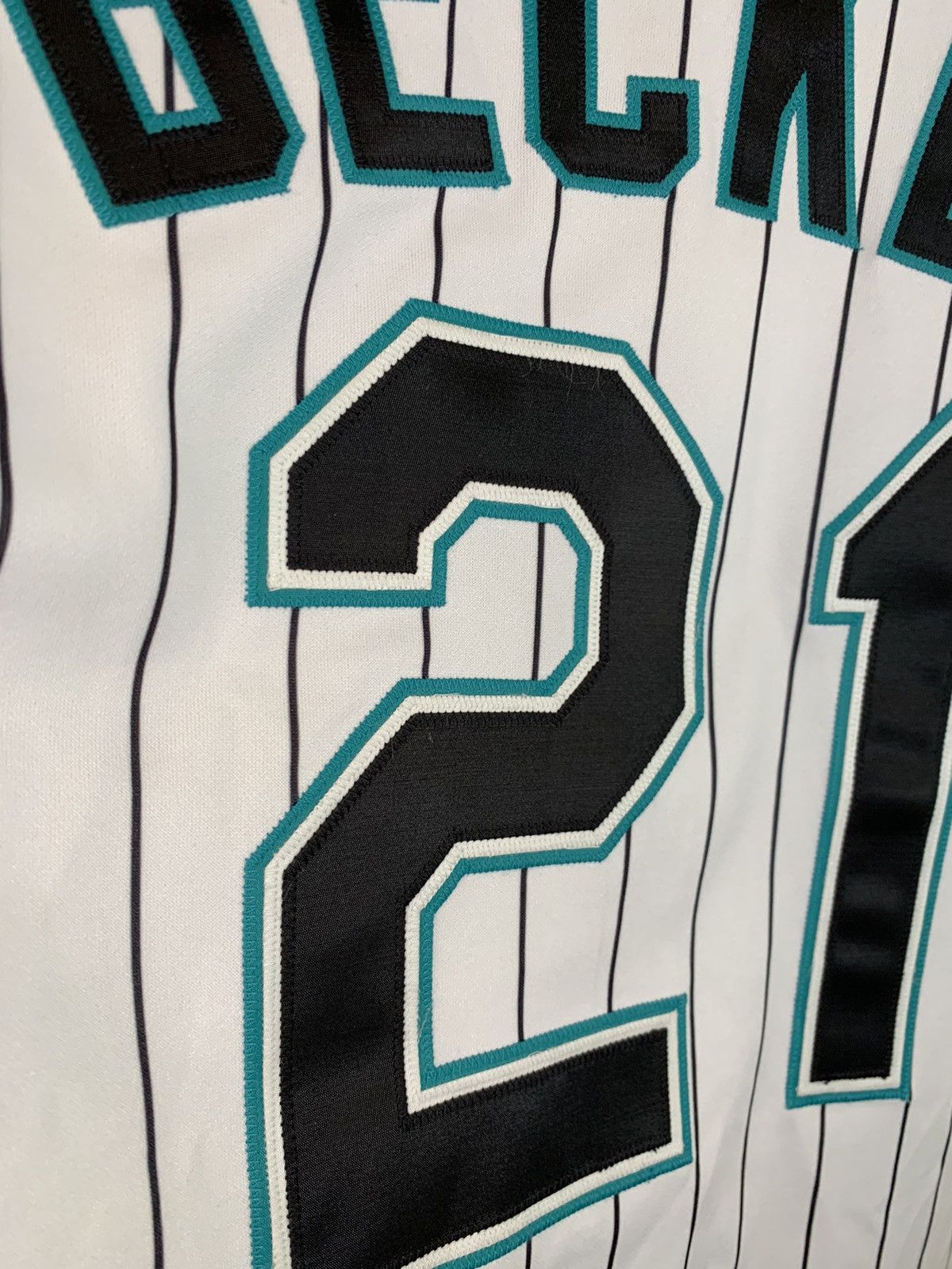 MLB × Russell Athletic × Vintage RARE Vintage Josh Beckett Florida Marlins MLB Russell Jersey Size US L / EU 52-54 / 3 - 6 Thumbnail