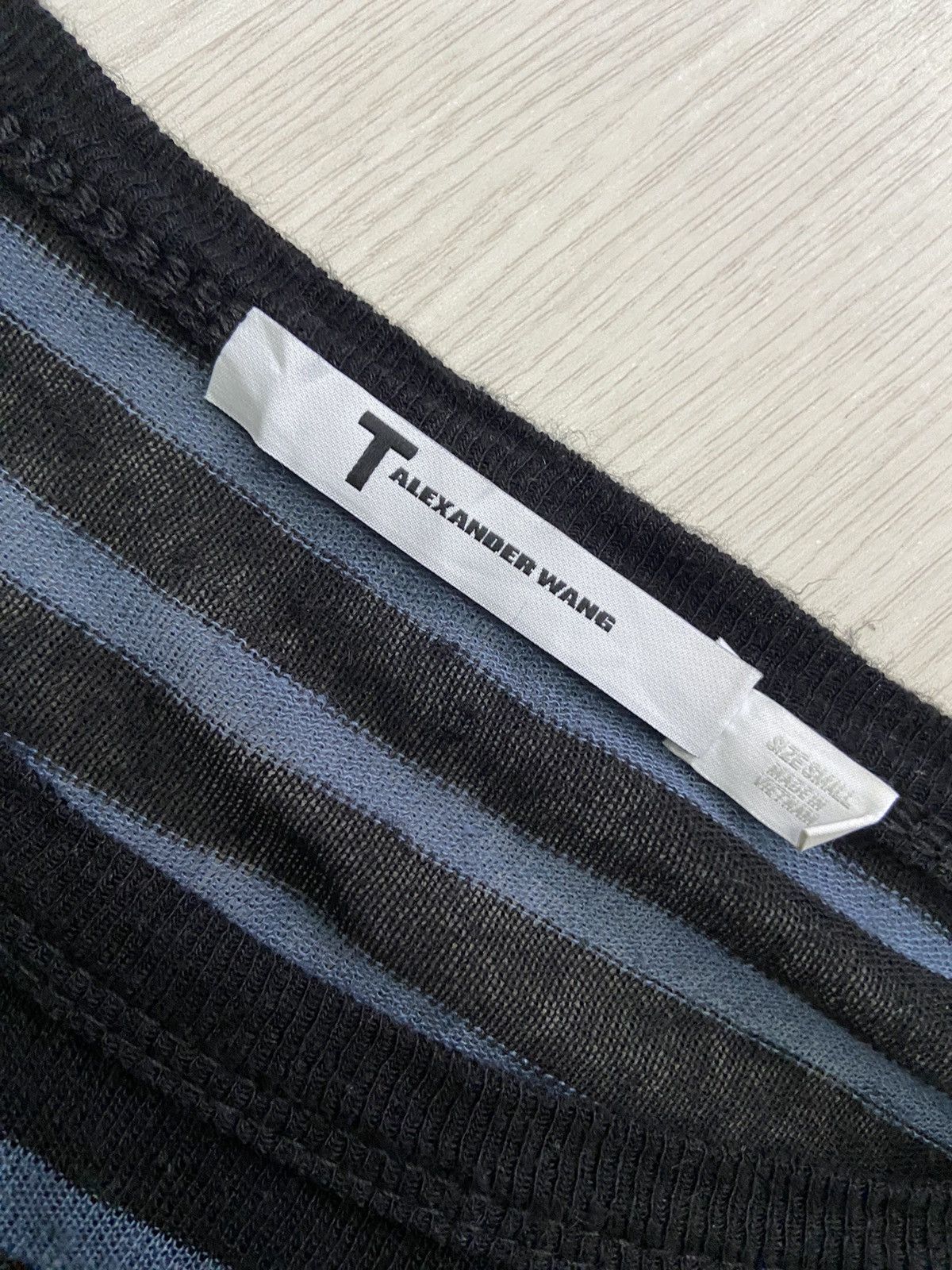 Alexander Wang Vintage Alexander Wang Stripe Roundneck Tshirt Size S / US 4 / IT 40 - 5 Thumbnail