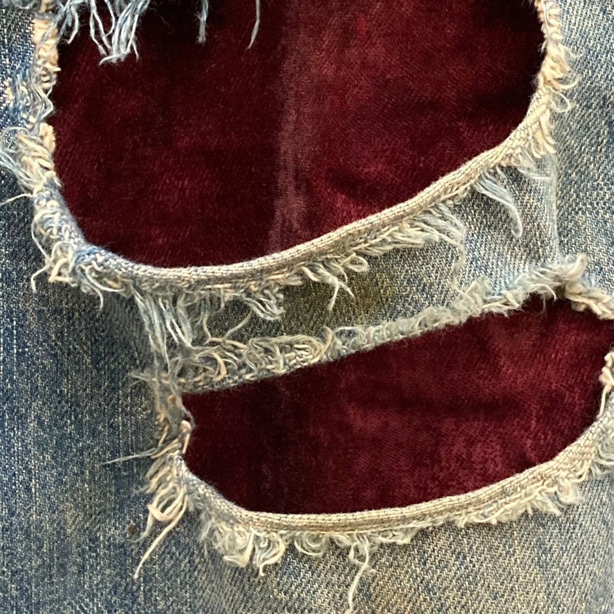 Undercover Undercover 02AW Witch Switching full crash denim denim pants Size US 32 / EU 48 - 8 Thumbnail