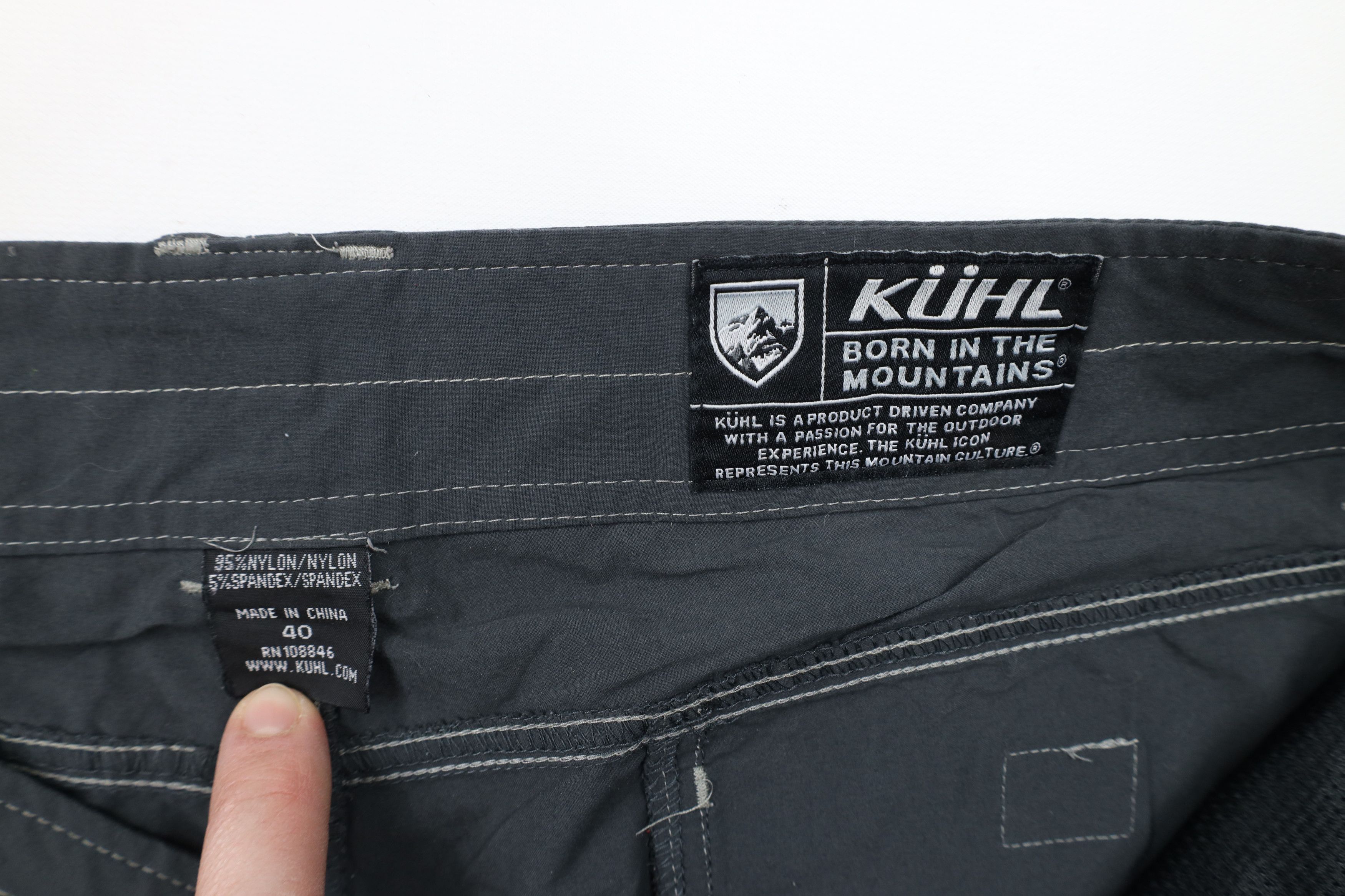 Kuhl × Vintage Kuhl Mountain Outdoor Hiking Climbing Cargo Shorts Gray Size US 40 / EU 56 - 8 Thumbnail