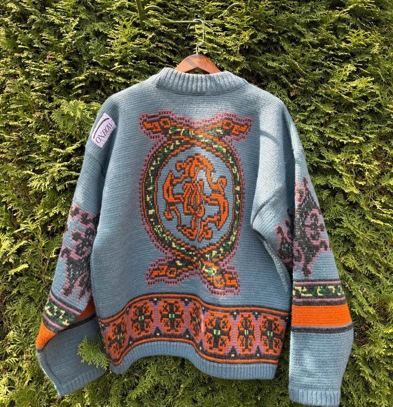 Oxbow Vintage Oxbow “Pohono” graphic knit – Made in France Size US XL / EU 56 / 4 - 5 Thumbnail