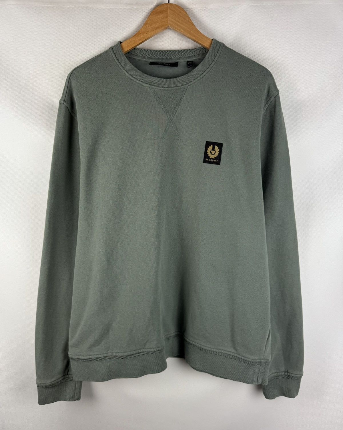 Belstaff Belstaff Men’s Crewneck Cotton Sweatshirt Pullover Size 2XL Size US XXL / EU 58 / 5 - 1 Thumbnail