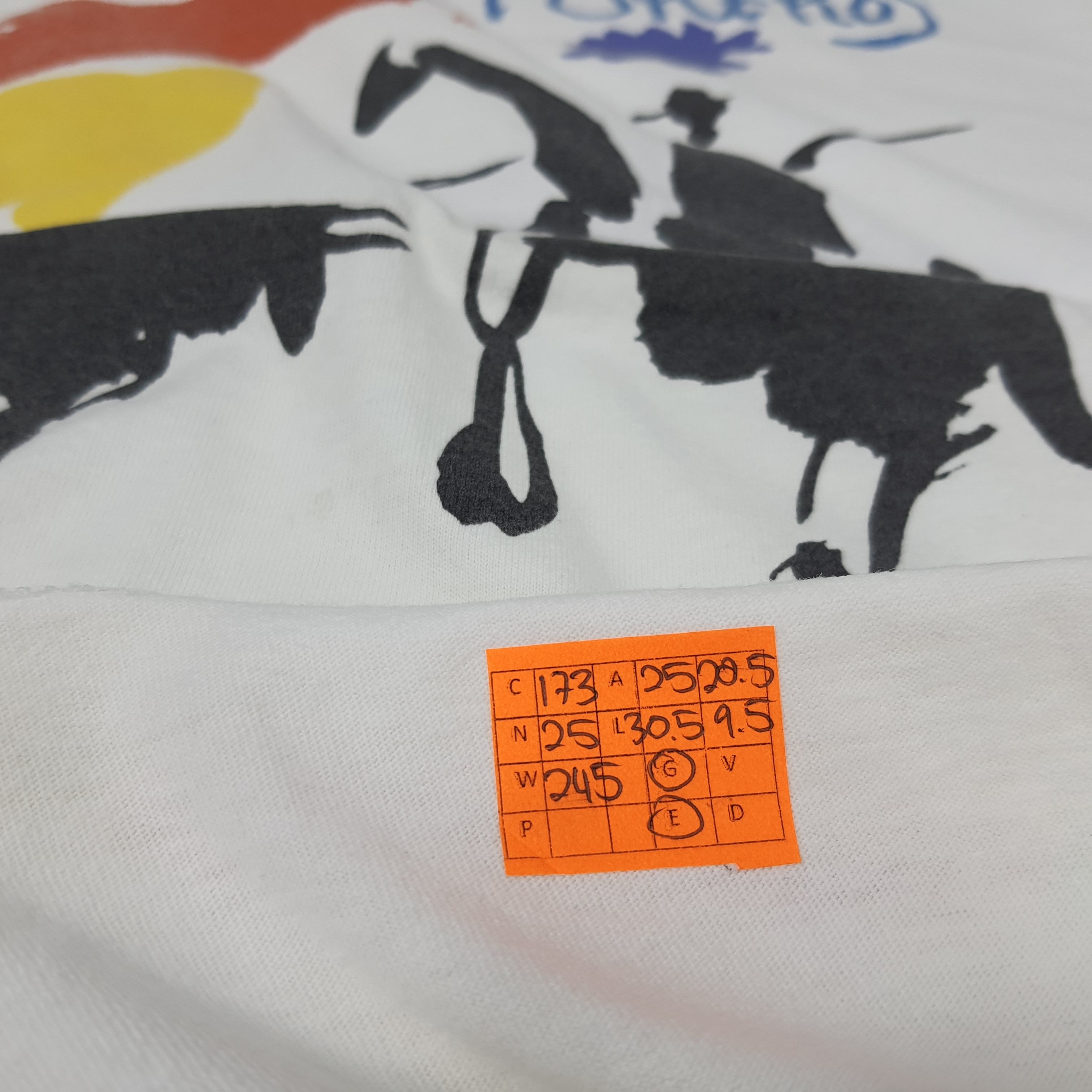 Vintage Vintage PICASSO Toreros Ralph Marlin Art T-shirt Size US L / EU 52-54 / 3 - 10 Thumbnail