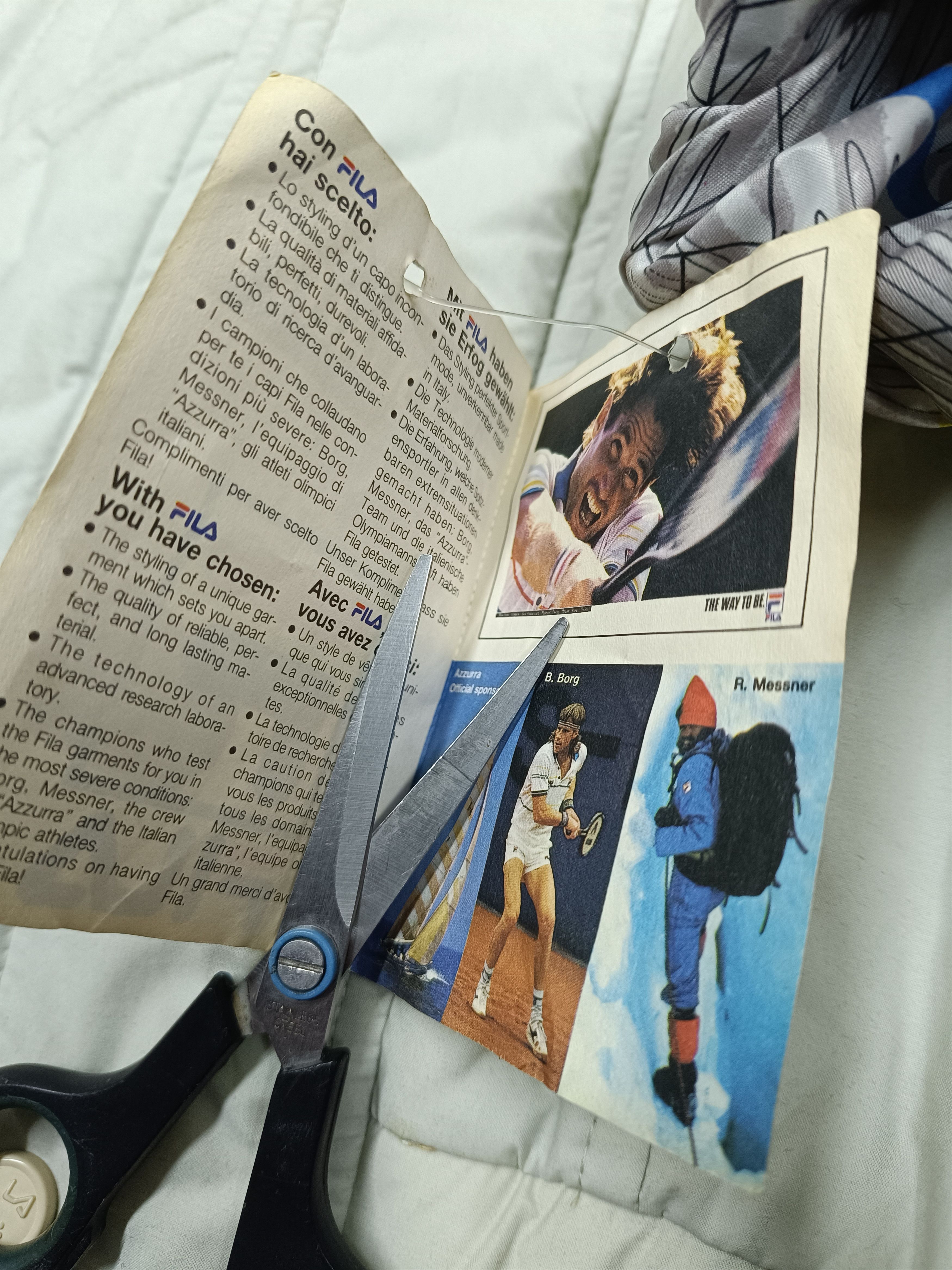 Fila Vintage FILA Jacket Deadstock w/ Original Tags Made in Italy Size US L / EU 52-54 / 3 - 17 Thumbnail