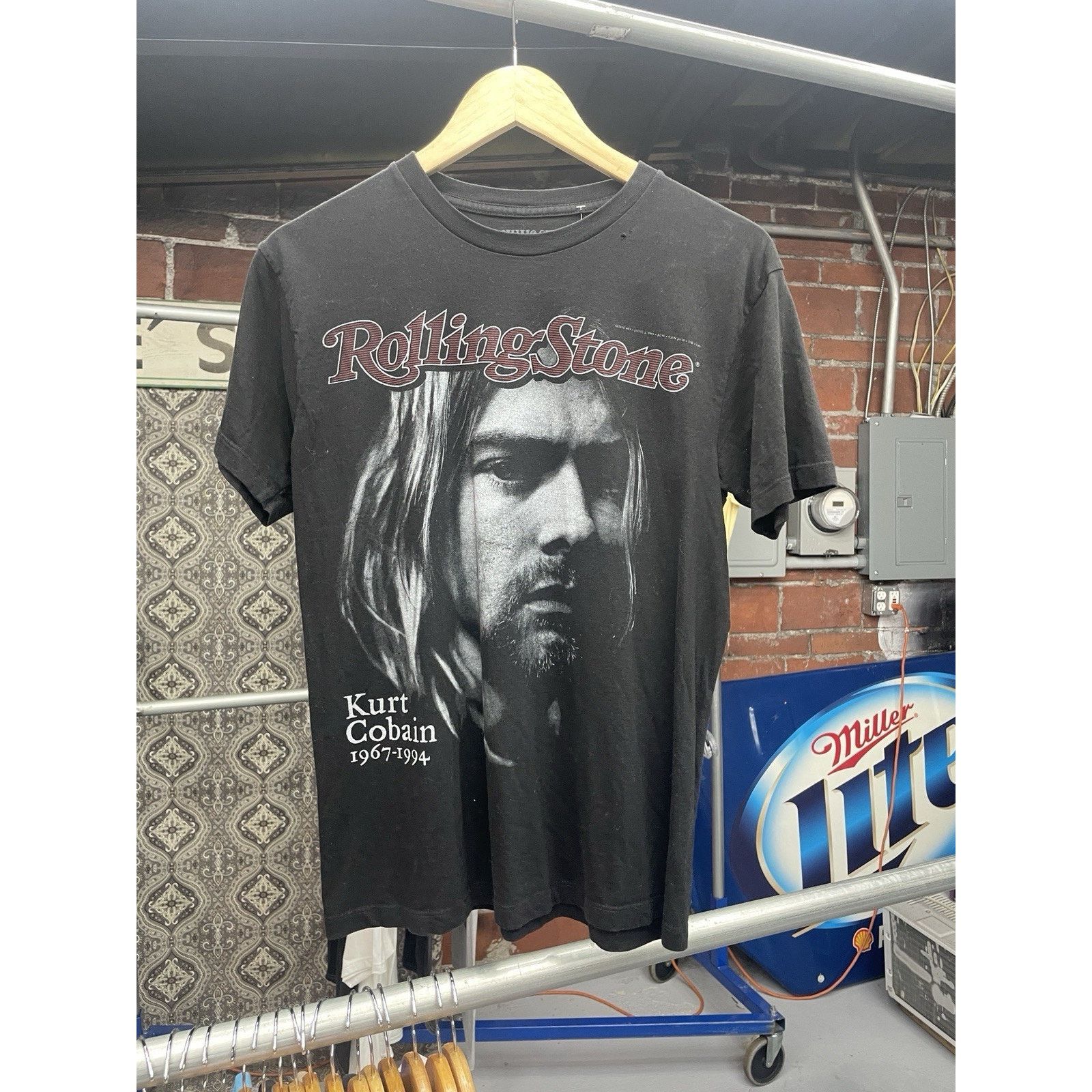 The Rolling Stones Kurt Cobain Shirt Short Sleeve Crew Neck Concert Shirt Size US M / EU 48-50 / 2 - 2 Thumbnail