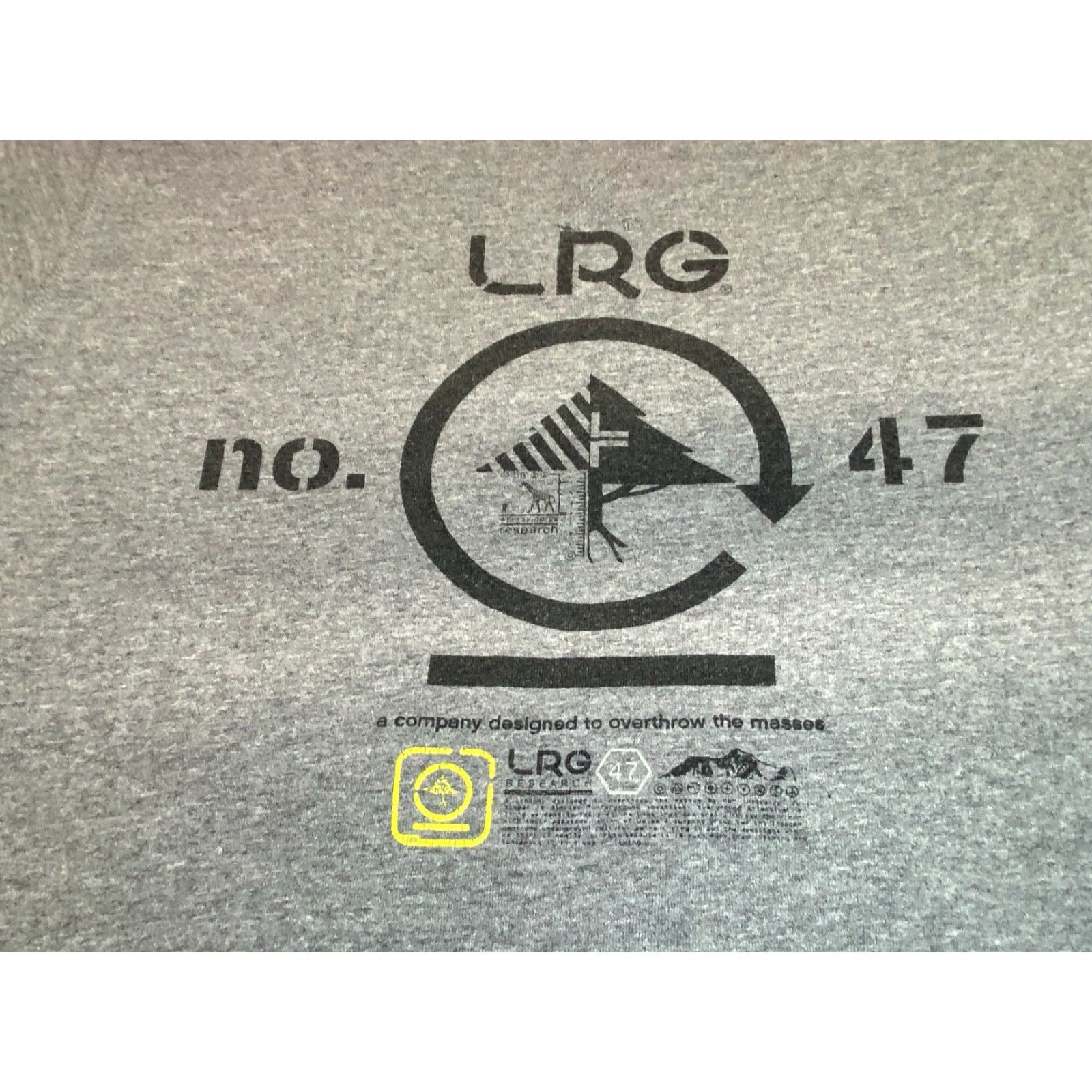 Vintage LRG Sweater Sweatshirt Mens Medium Gray Black Pullover Lifted Research Group Size US M / EU 48-50 / 2 - 4 Thumbnail