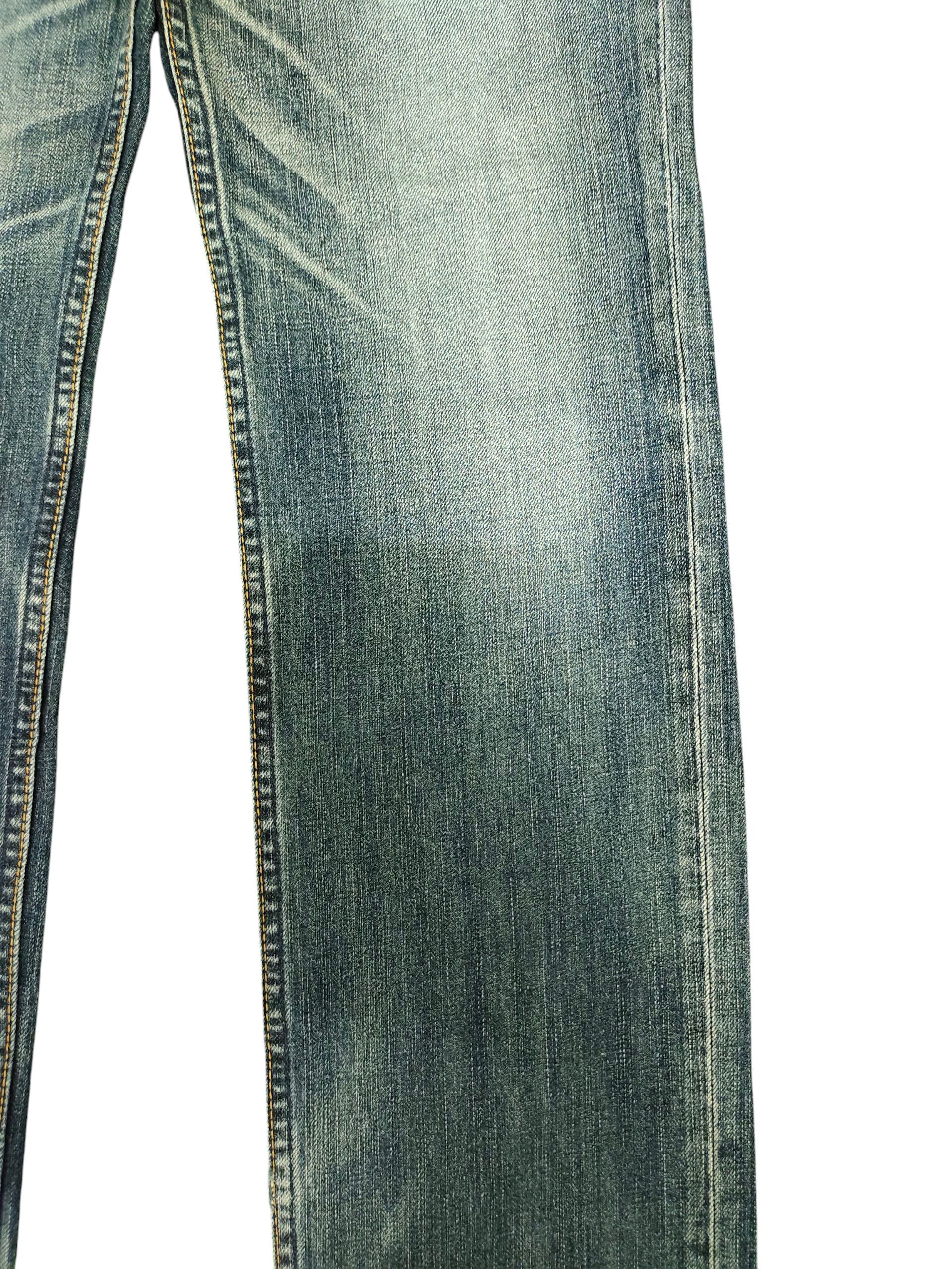 Kapital Vintage Levis 702 Clawmark Distress Faded Denim Jeans Size US 29 - 3 Thumbnail