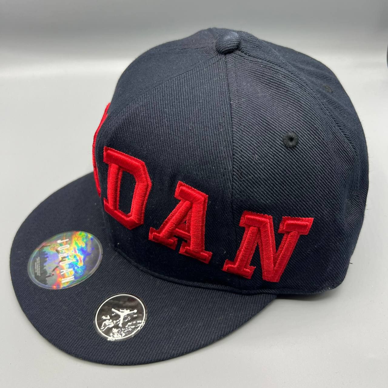Air Jordan Hat Men 7 3/8 Black Jumpman Fitted Cap