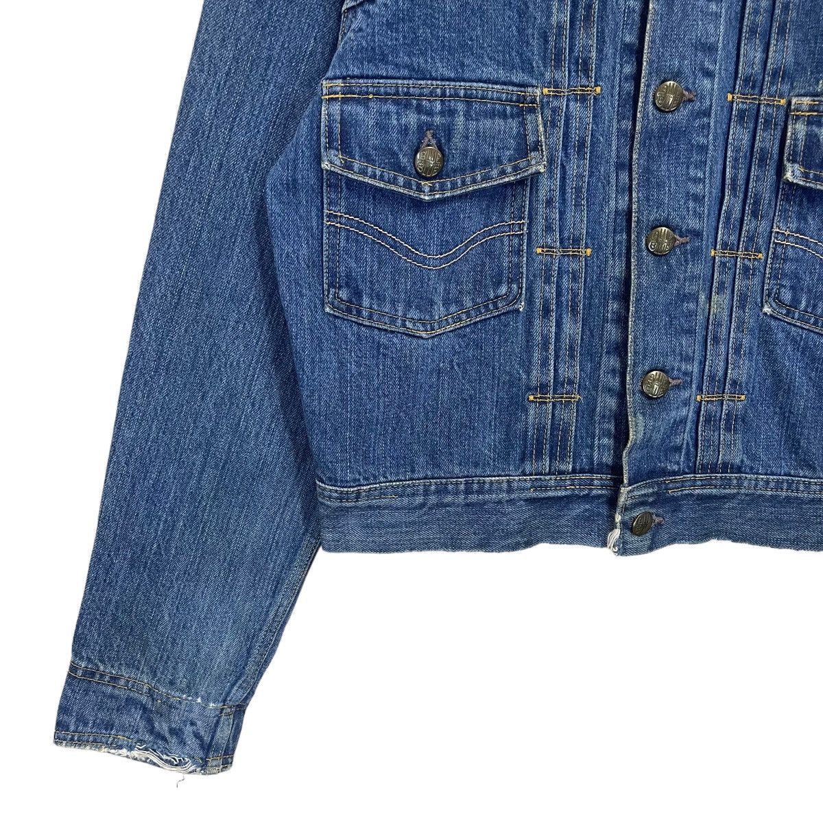 Blue Blue Japan × Indigo × Japanese Brand Vintage 90s Blue Blue Denim Jacket Size S / US 4 / IT 40 - 7 Thumbnail