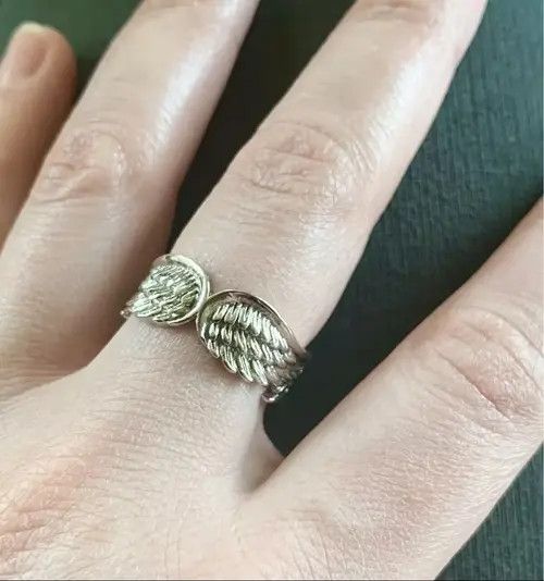 Vintage Wings Rings Metal Silver Size ONE SIZE - 1 Thumbnail