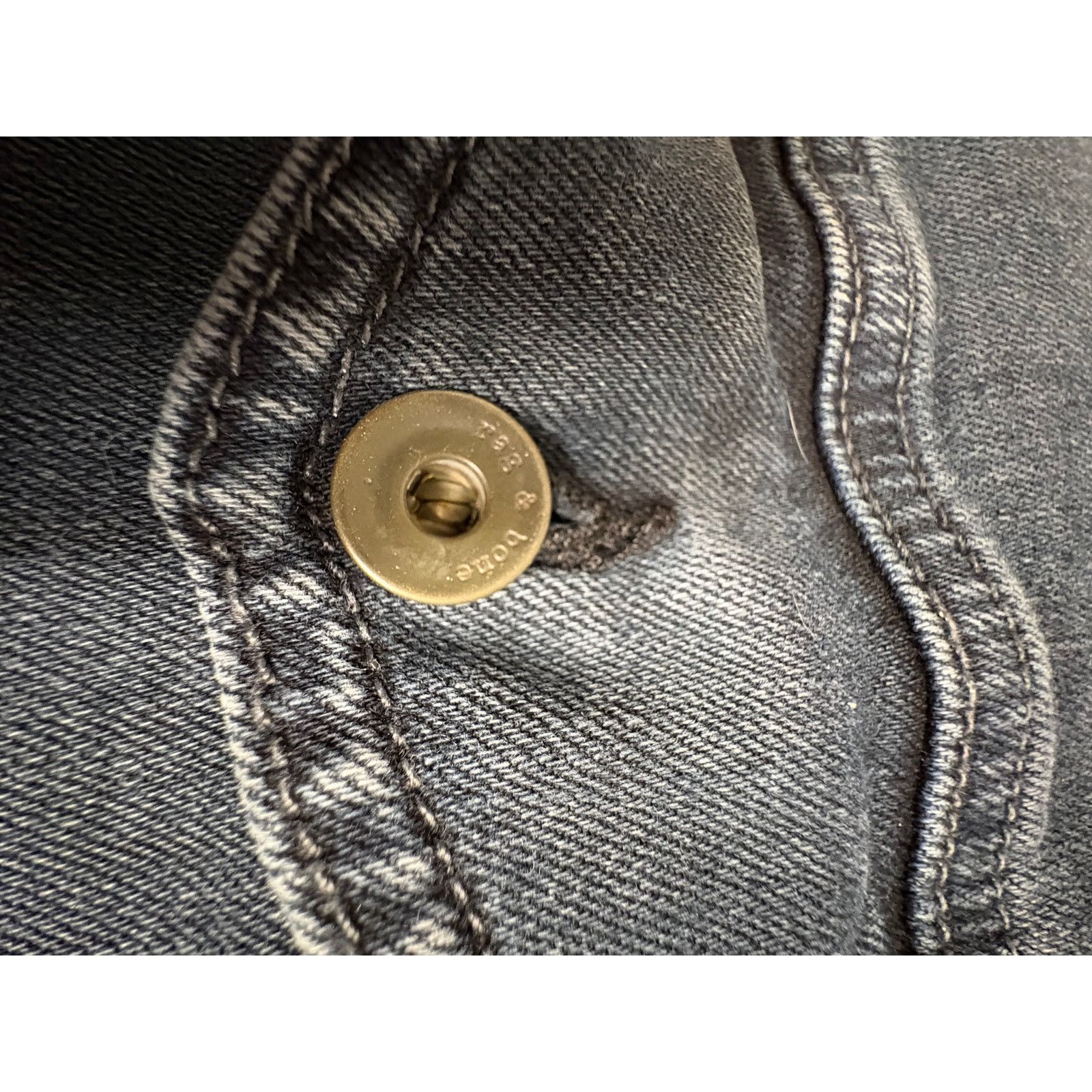 Rag & Bone Rag & Bone Men's Definitive Denim Trucker Jacket Dark Indigo Size US M / EU 48-50 / 2 - 6 Thumbnail