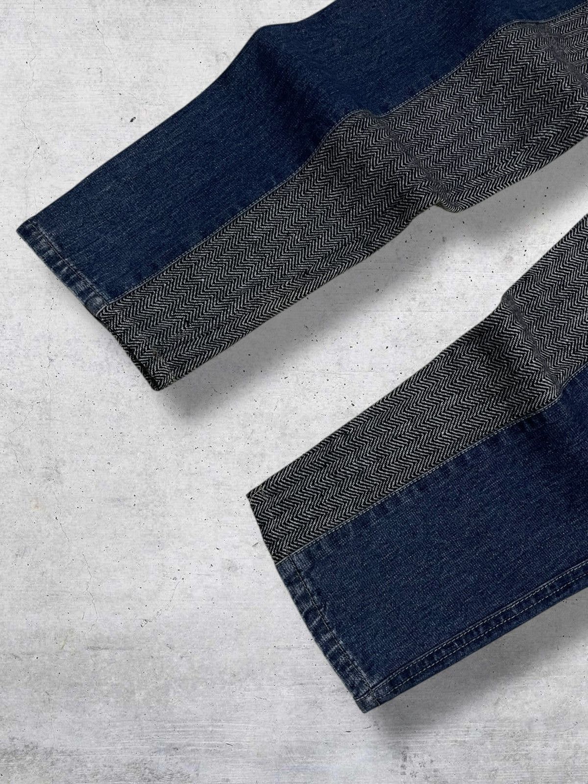 Japanese Brand VINTAGE DOUBLE LAYERED TWEED JAPAN DESIGNER AFIFTY TWO DENIM Size US 31 - 7 Thumbnail