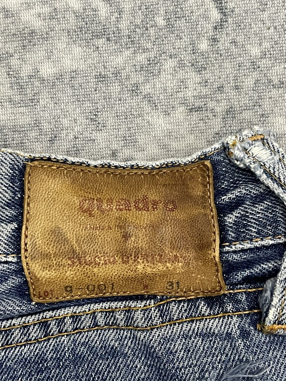 Studio D'Artisan Vintage Studio D'Artisan x Quadro G-001 Selvedge Jeans Size US 31 - 18 Thumbnail