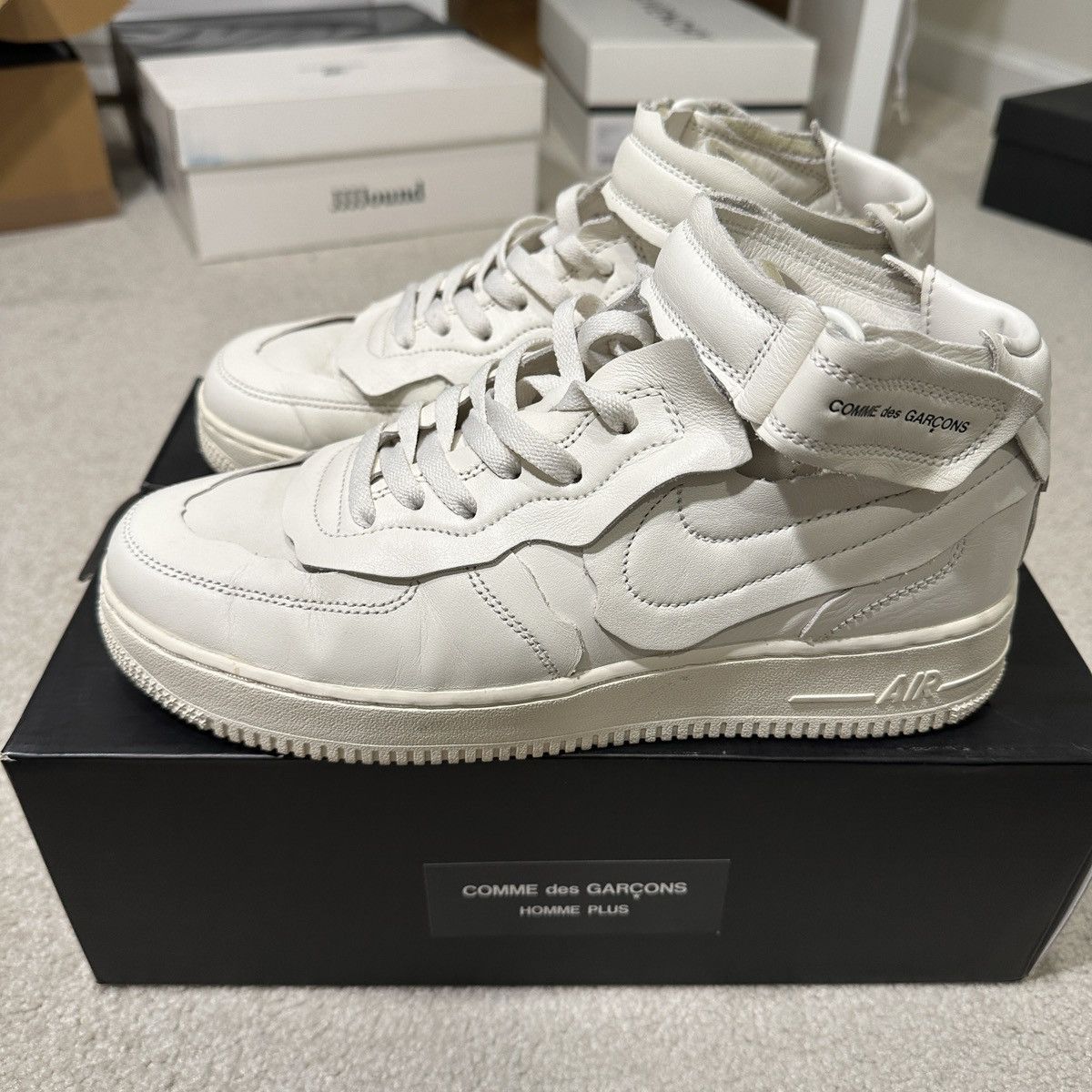 Nike CDG AIR FORCE 1 MID | Grailed