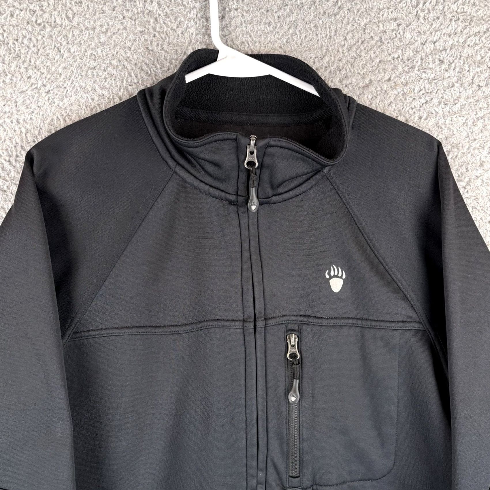 Vintage Alaskan Hardgear Duluth Men Medium Black Full Zip Softshell Jacket Workwear M Black Mens Size US M / EU 48-50 / 2 - 2 Thumbnail