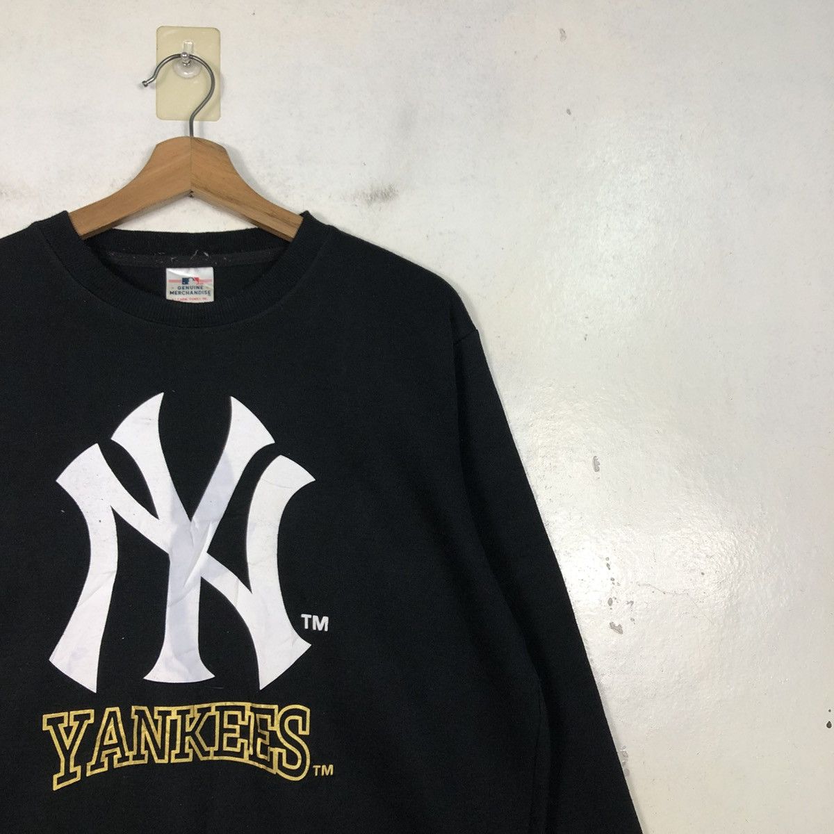 New York Yankees 📌Vintage Sweatshirt New York Yankees Mlb Big Logo Size US L / EU 52-54 / 3 - 8 Thumbnail