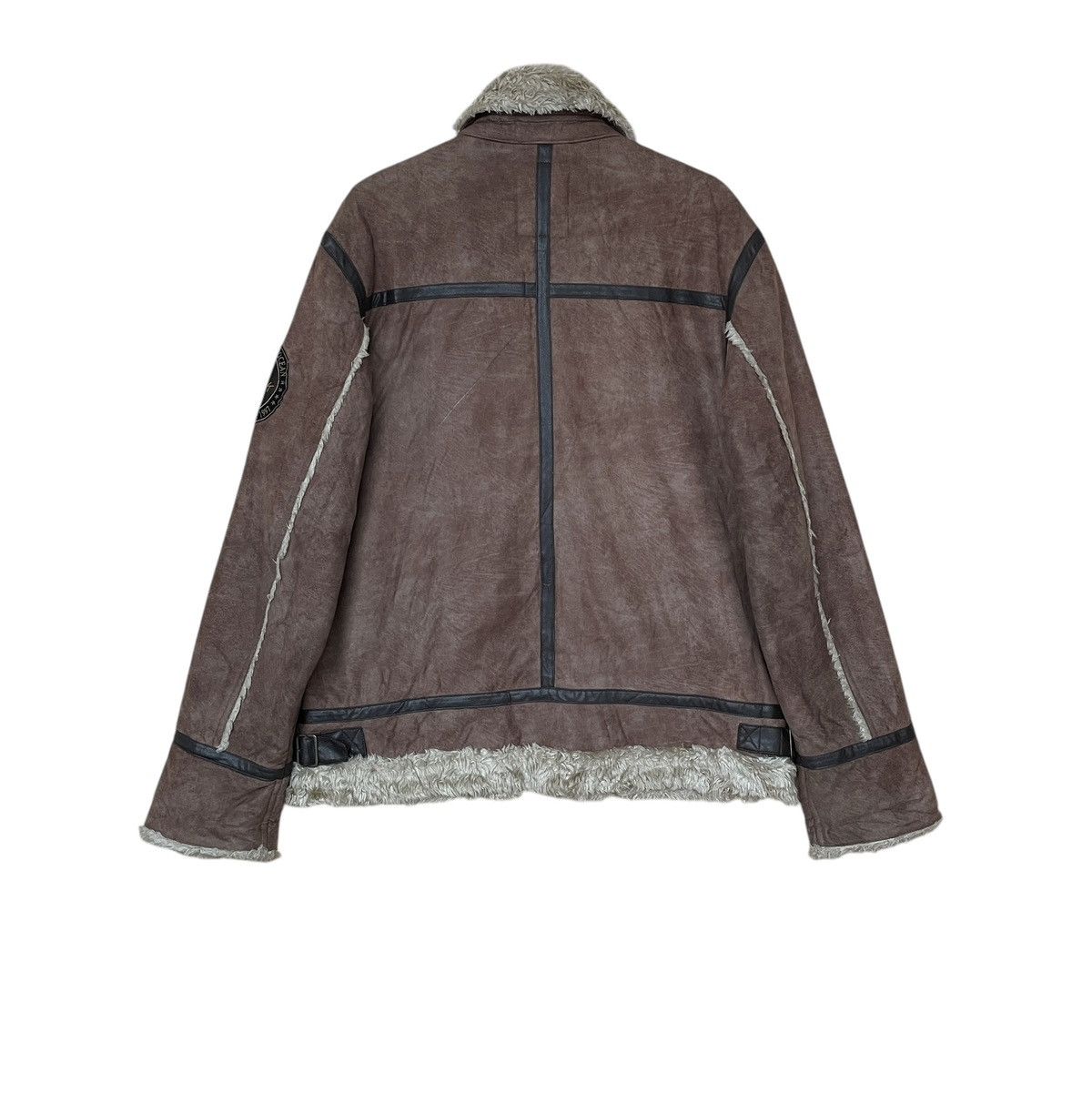 Japanese Brand Vintage Japanese Brand Kissmark B-3 Shearling Jacket 2000s Size US L / EU 52-54 / 3 - 2 Thumbnail