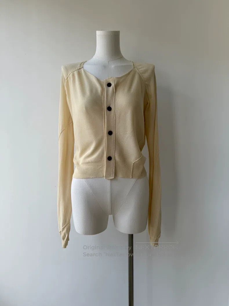 Yohji Yamamoto Yohji Yamamoto 07 SS Cut Stitch Knit Cardigan shirt Size XS / US 0-2 / IT 36-38 - 1 Thumbnail
