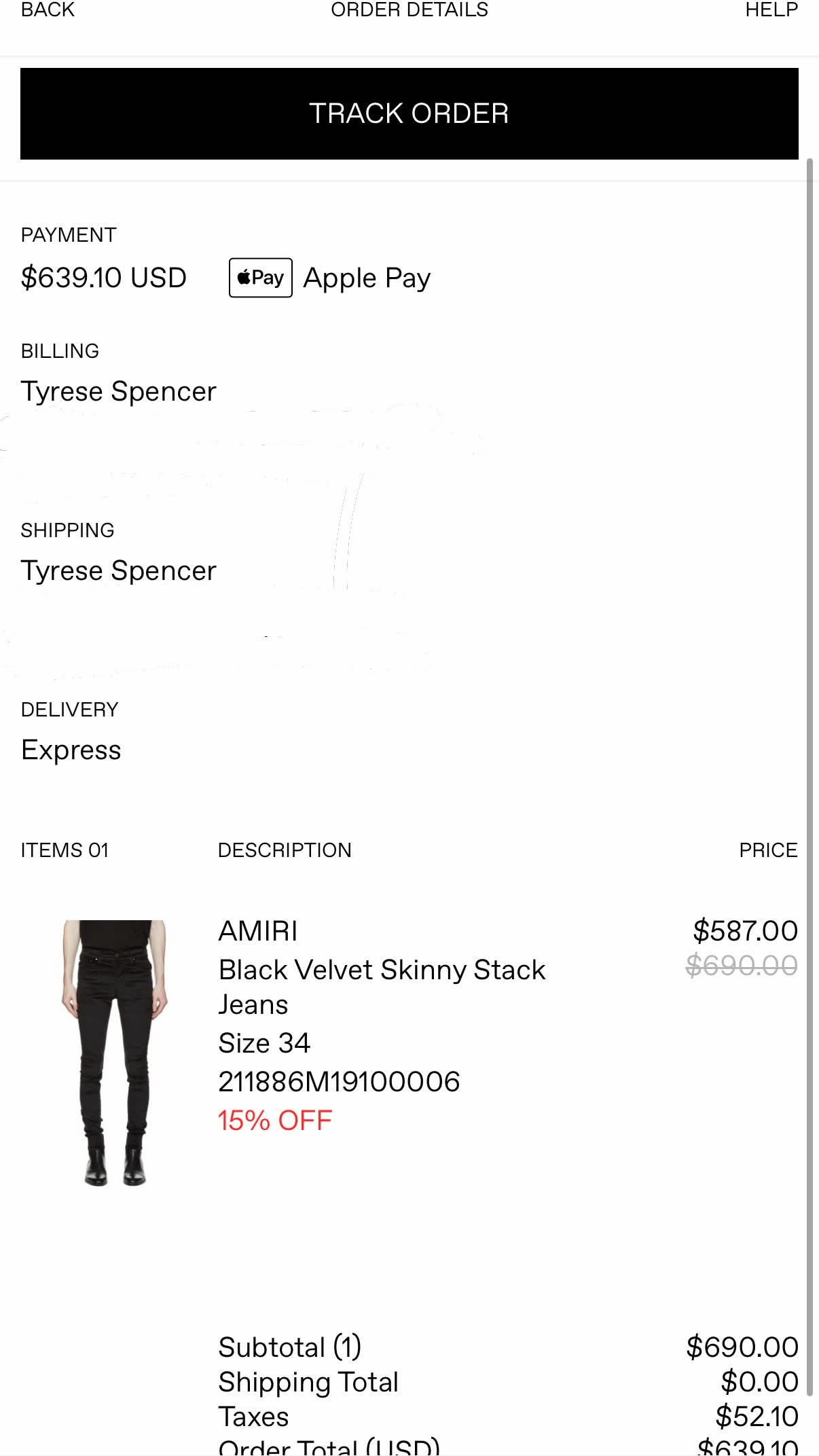Amiri Black Velvet Skinny Stack Jeans Size US 34 / EU 50 - 1 Thumbnail