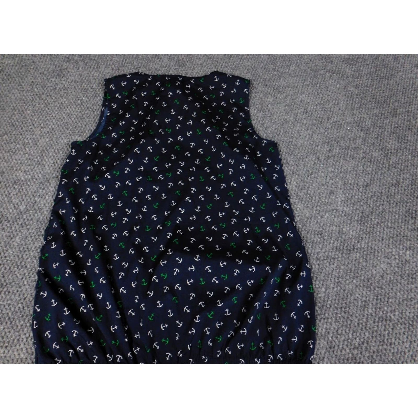 Banana Republic Banana Republic Blouse Small Women Blue Crew Neck Pullover Sleeveless Casual Top Size S / US 4 / IT 40 - 7 Thumbnail