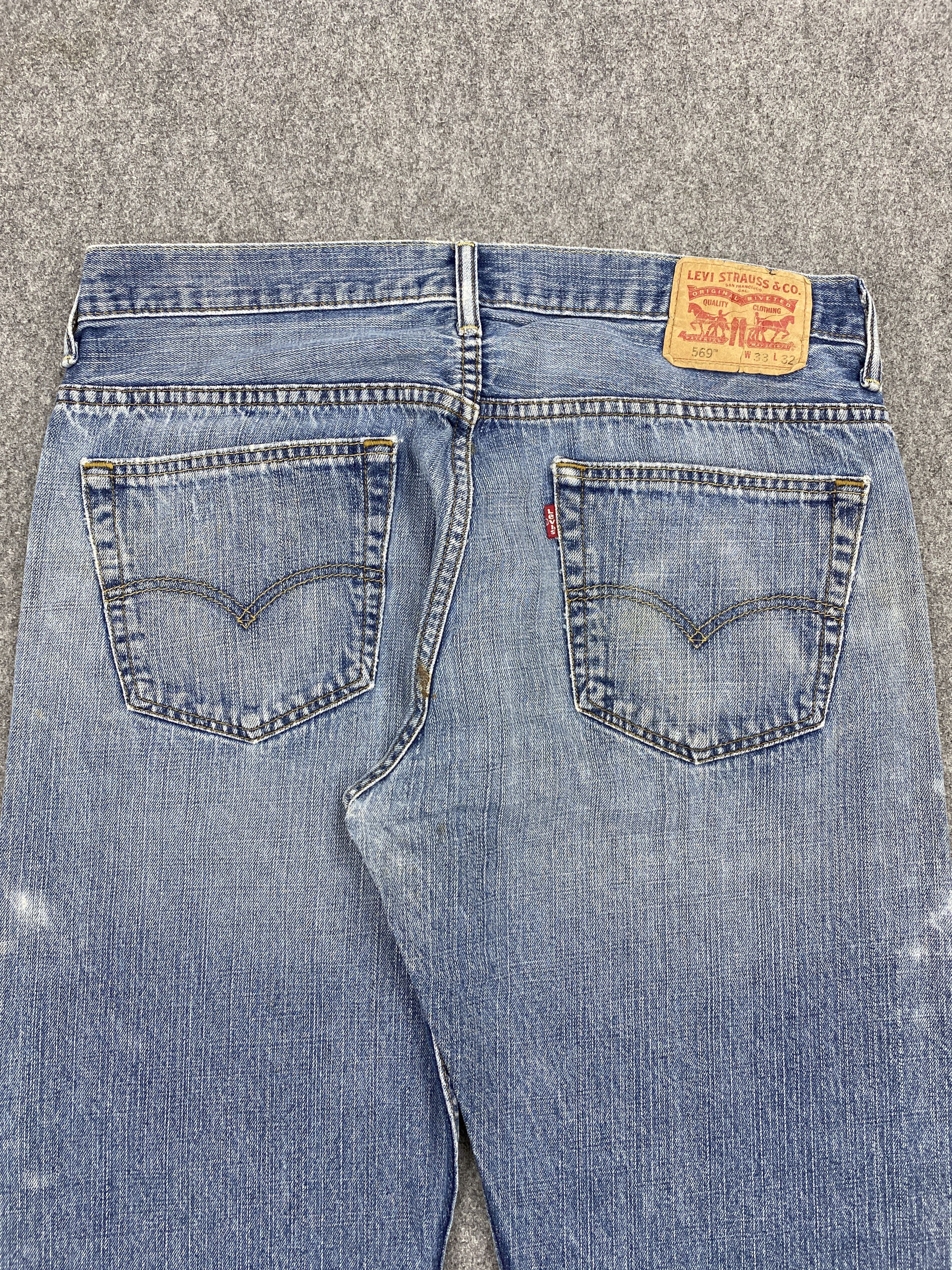 Levi's × Vintage Faded Blue Vintage Levis 569 Jeans Size US 28 / EU 44 - 4 Thumbnail