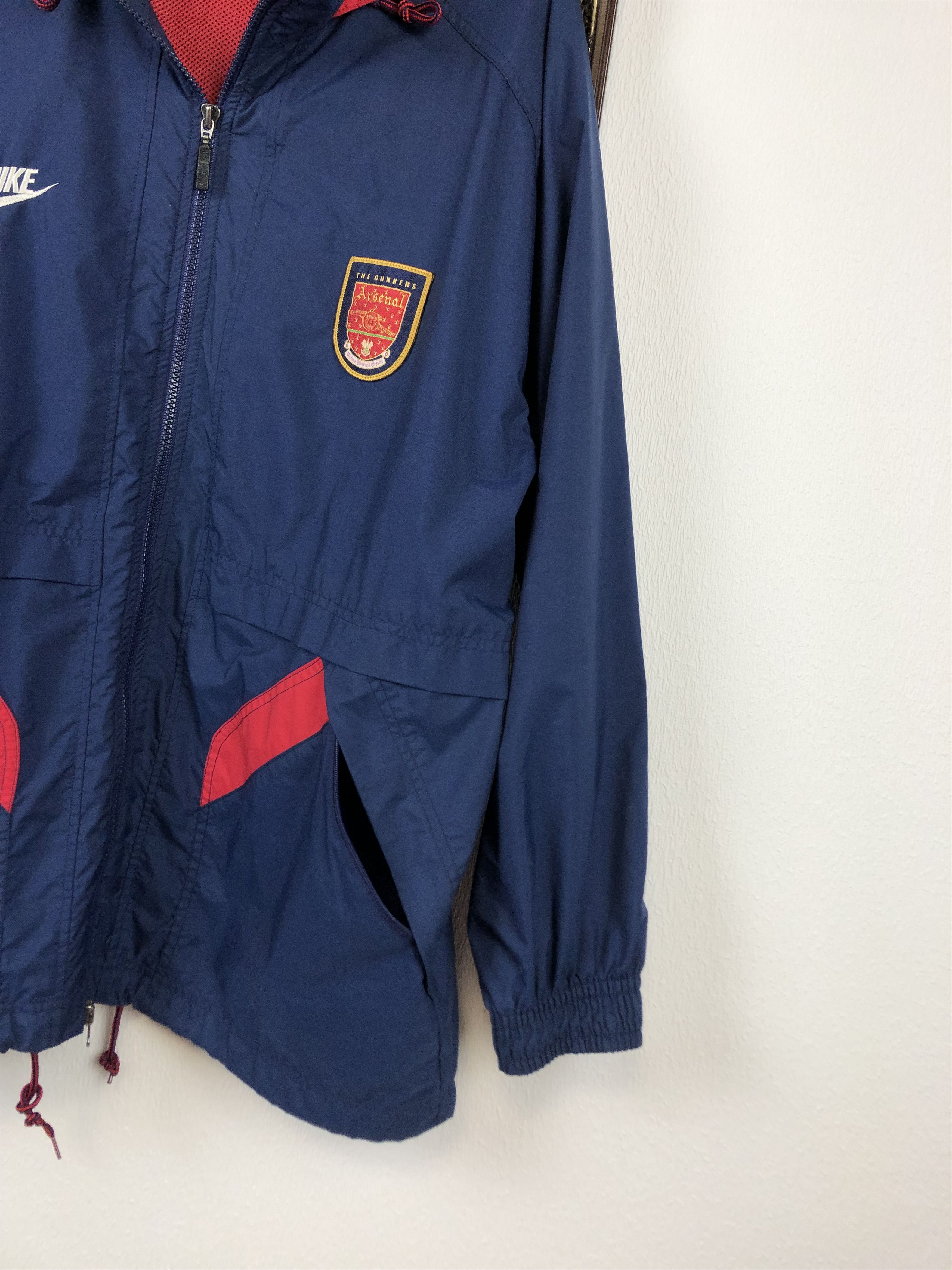 Nike Vintage Arsenal Football Jacket Gunners Rare Windbreaker Size US M / EU 48-50 / 2 - 8 Thumbnail