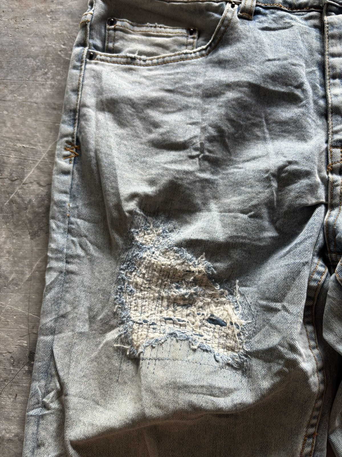 Ksubi KSUBI chitch chop slice n dice distressed denim acid wash Size US 34 / EU 50 - 12 Thumbnail