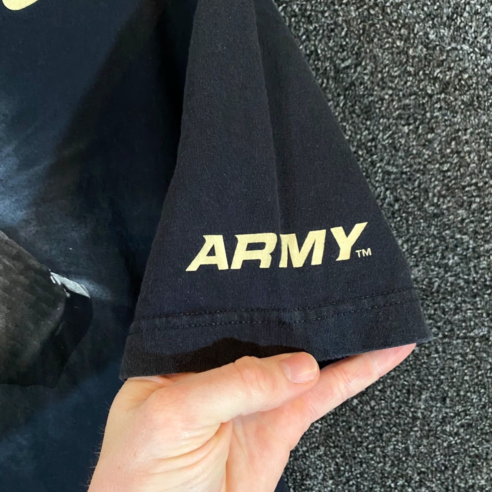 Nike Nike Army T-Shirt Men Large Short Sleeve Black Football Graphic 2010s Size US L / EU 52-54 / 3 - 3 Thumbnail