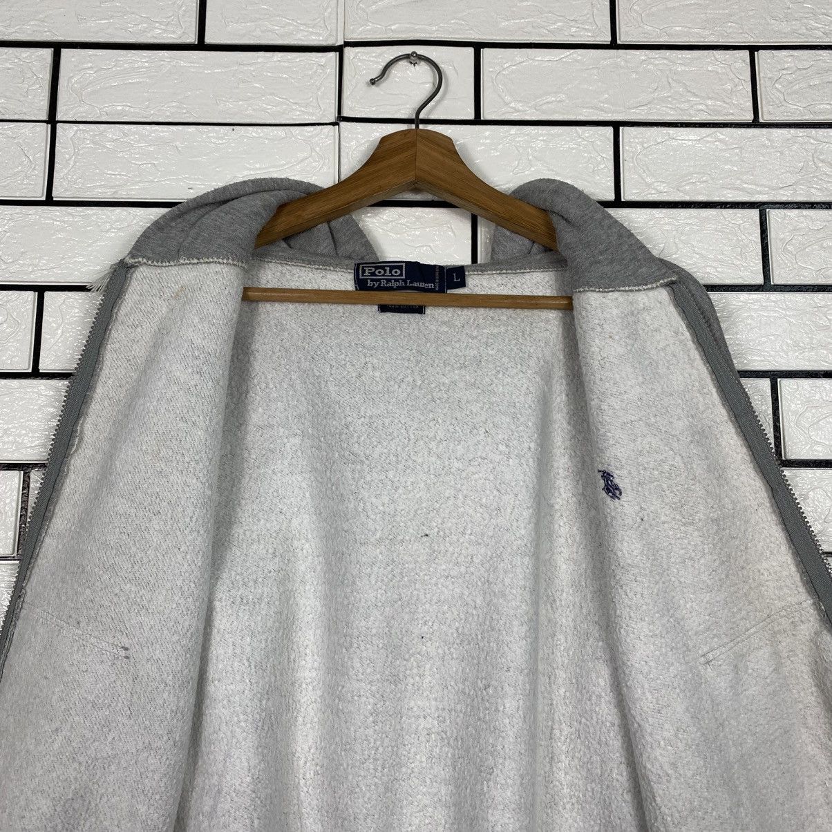 Polo Ralph Lauren Vintage Zipper Hoodie Jacket Polo Ralph Lauren Size US L / EU 52-54 / 3 - 16 Thumbnail