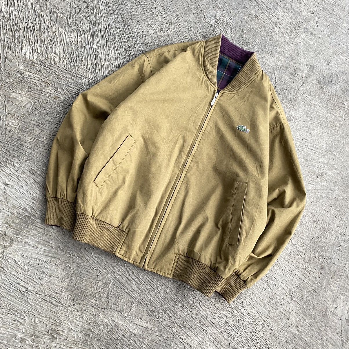 Japanese Brand × Lacoste × Vintage Vintage Chemise Lacoste Reversible Bomber Jacket Size US L / EU 52-54 / 3 - 3 Thumbnail
