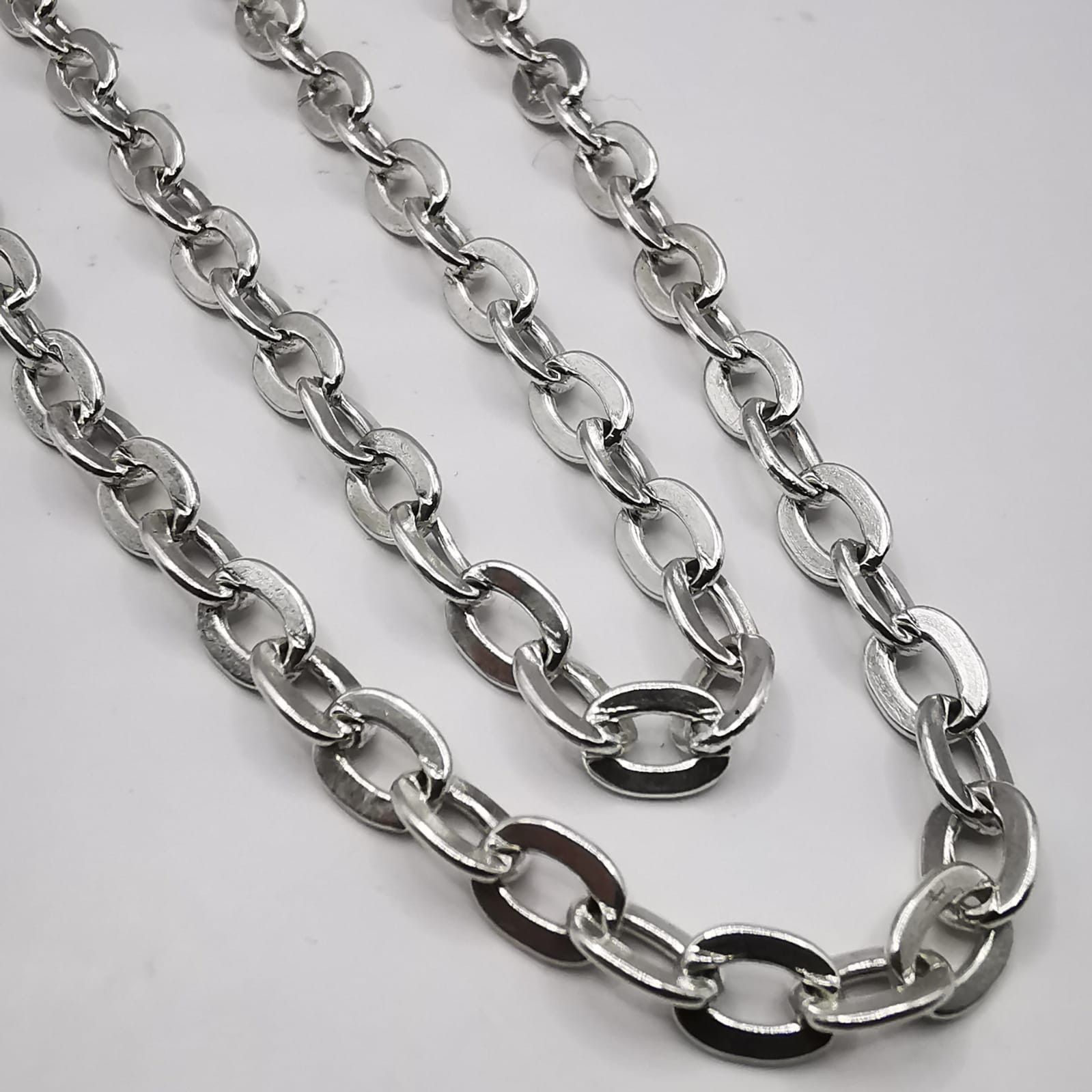 Sterling Silver Vintage Jewelry Chain, 925 Sterling Silver, Signed 22,13g Size ONE SIZE - 5 Thumbnail