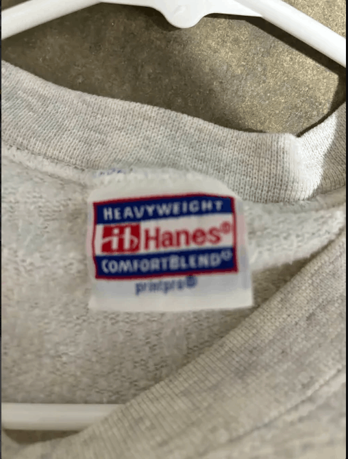 Jeep × Vintage Hanes Men's Grey Sweatshirt Size US XL / EU 56 / 4 - 3 Thumbnail