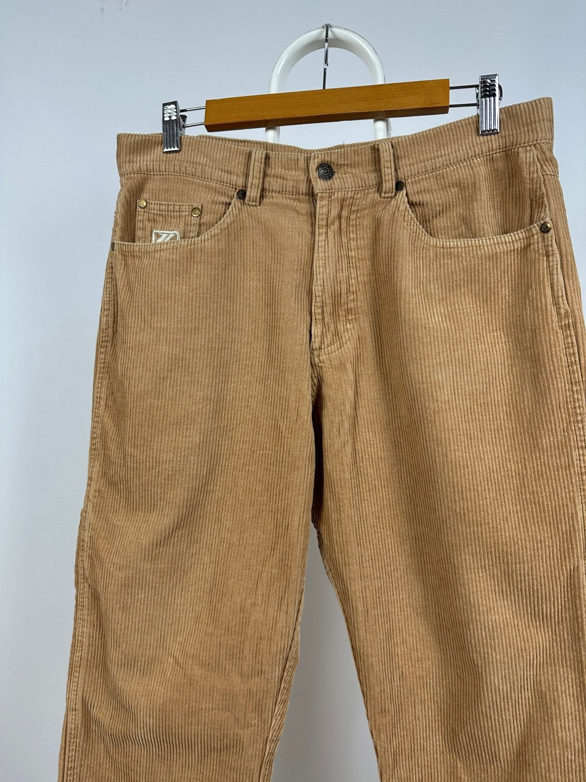 Karl Kani Vintage Karl Kani Corduroy Y2K Rap Baggy Cargo Pants Size US 30 / EU 46 - 10 Thumbnail