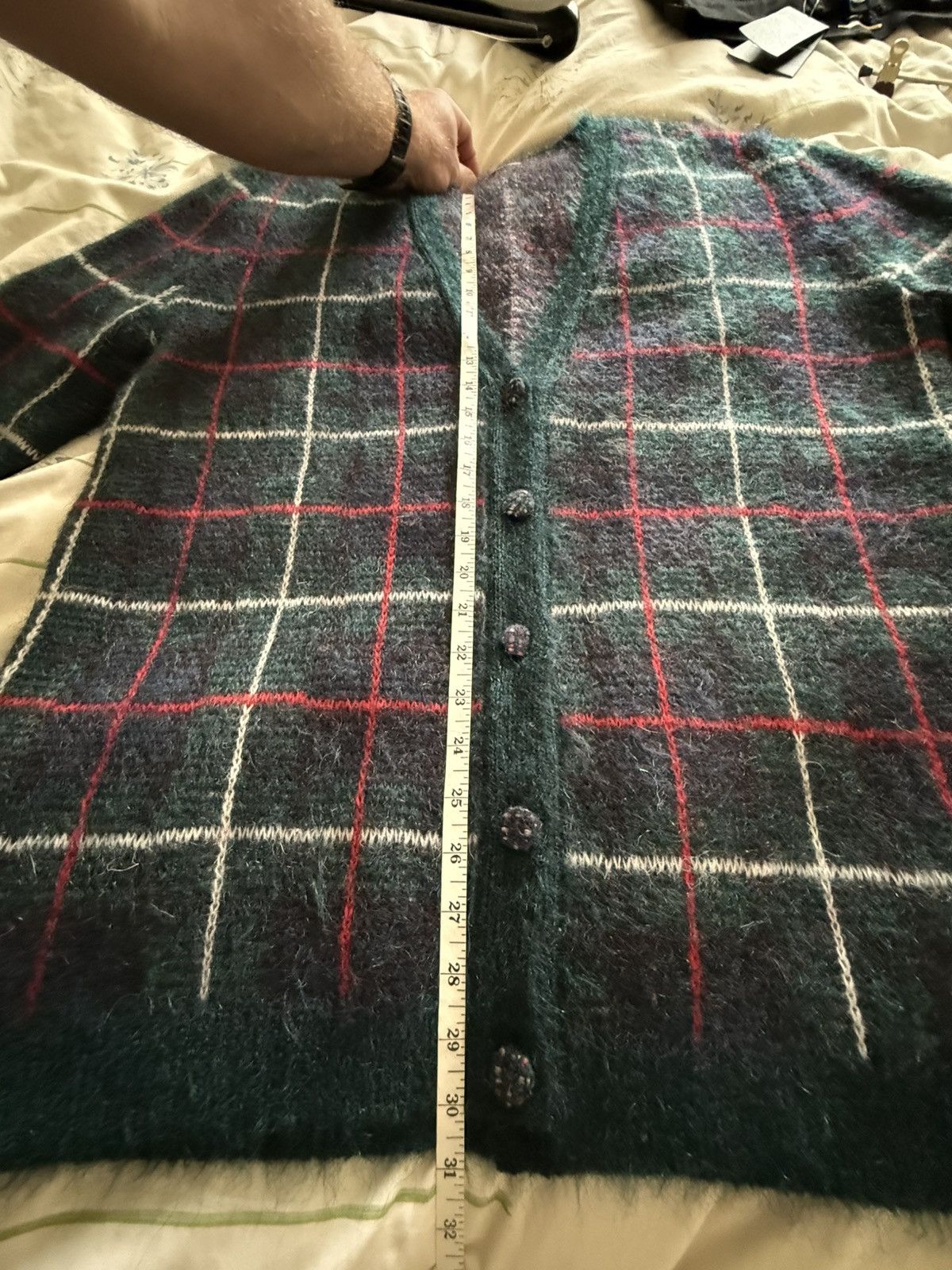 Saint Laurent Paris FW14 Saint Laurent cardigan mohair wool Hedi Slimane Grail Size US XL / EU 56 / 4 - 10 Thumbnail