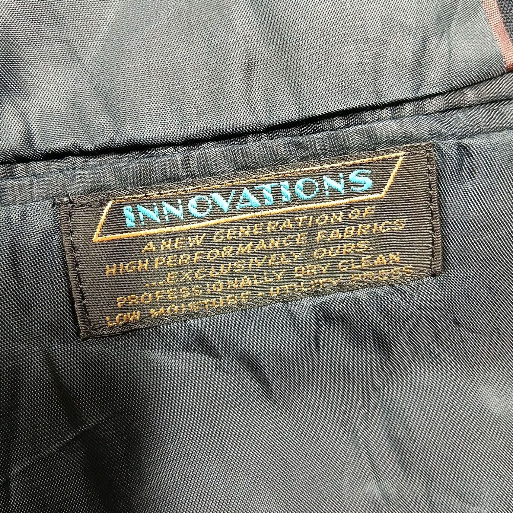 Hart Schaffner Marx Hart Schaffner Marx Blazer Mens 42 Black Solid Two Button Single Breasted Jacket Size 42R - 4 Thumbnail